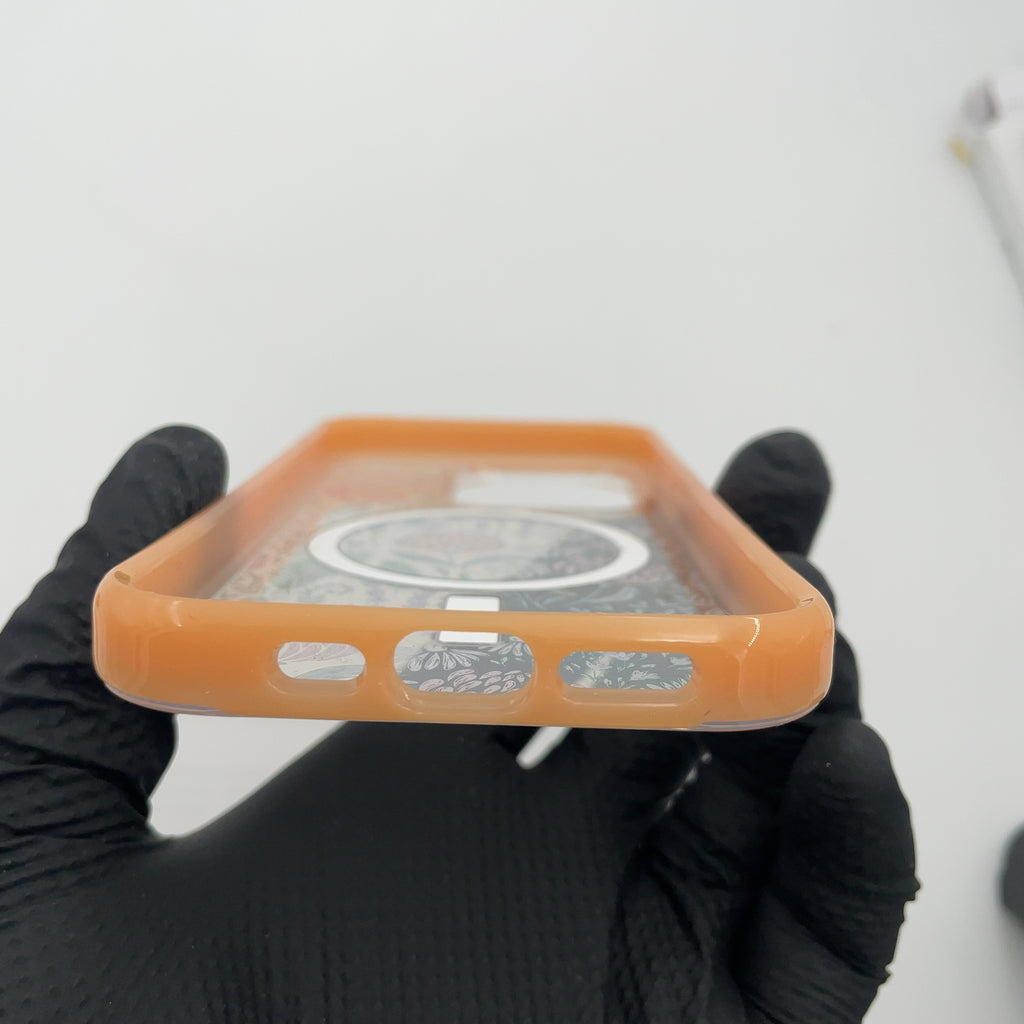 Otterbox Iphone 15 Pro Symmetry Series Case With Magsafe - Peachy Bloom: Abstract Pattern