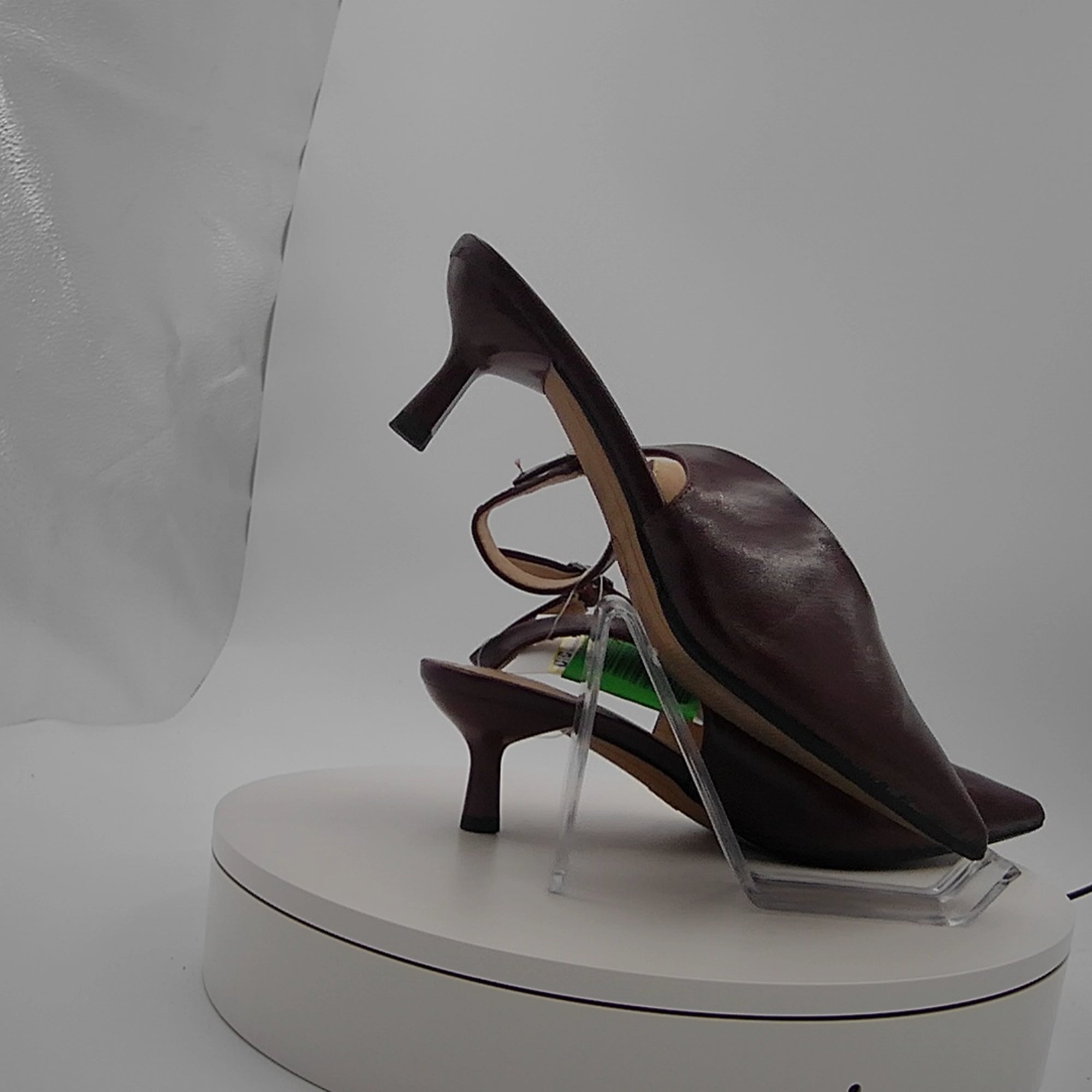 Women’s Samantha Sling Back Kitten Heels – A New Day Burgundy 7