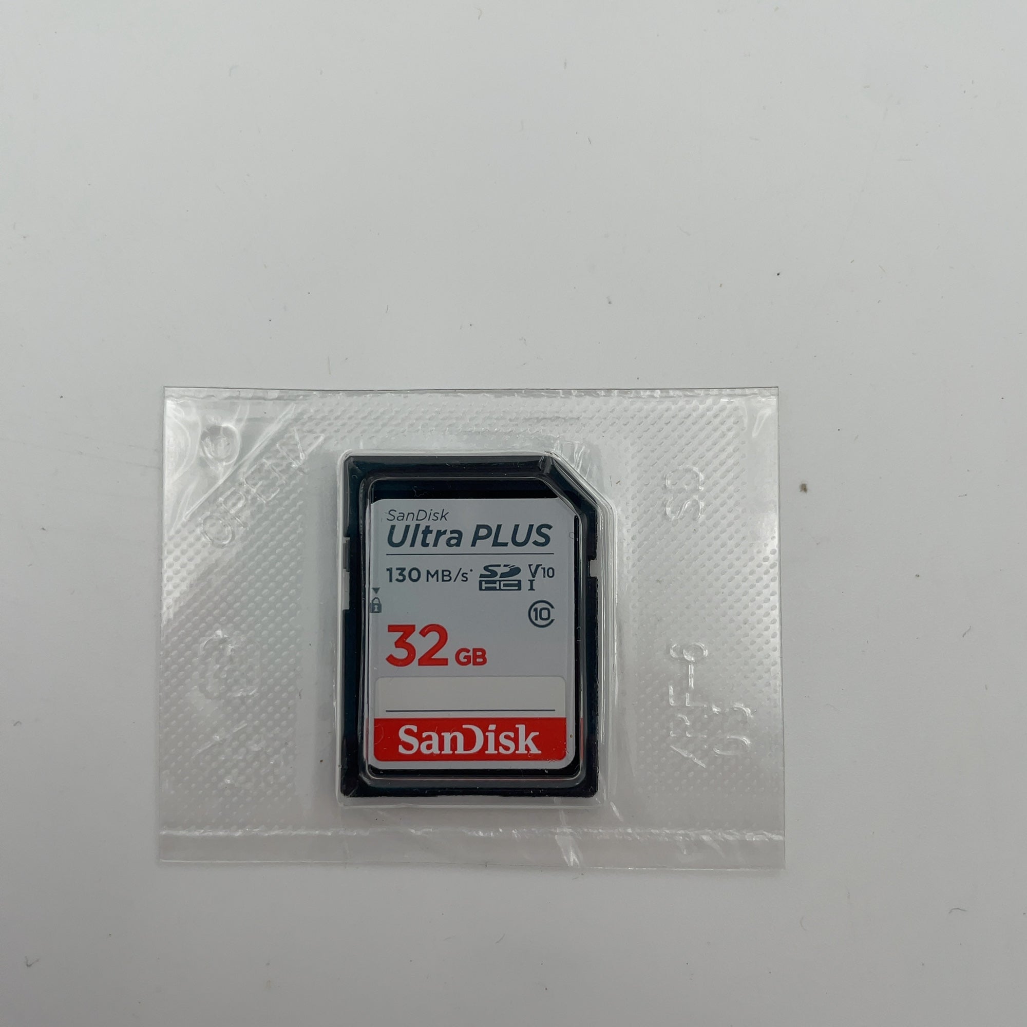 Sandisk Ultra Plus 32Gb Sd Memory Card: 130Mbps Data Transfer, Black