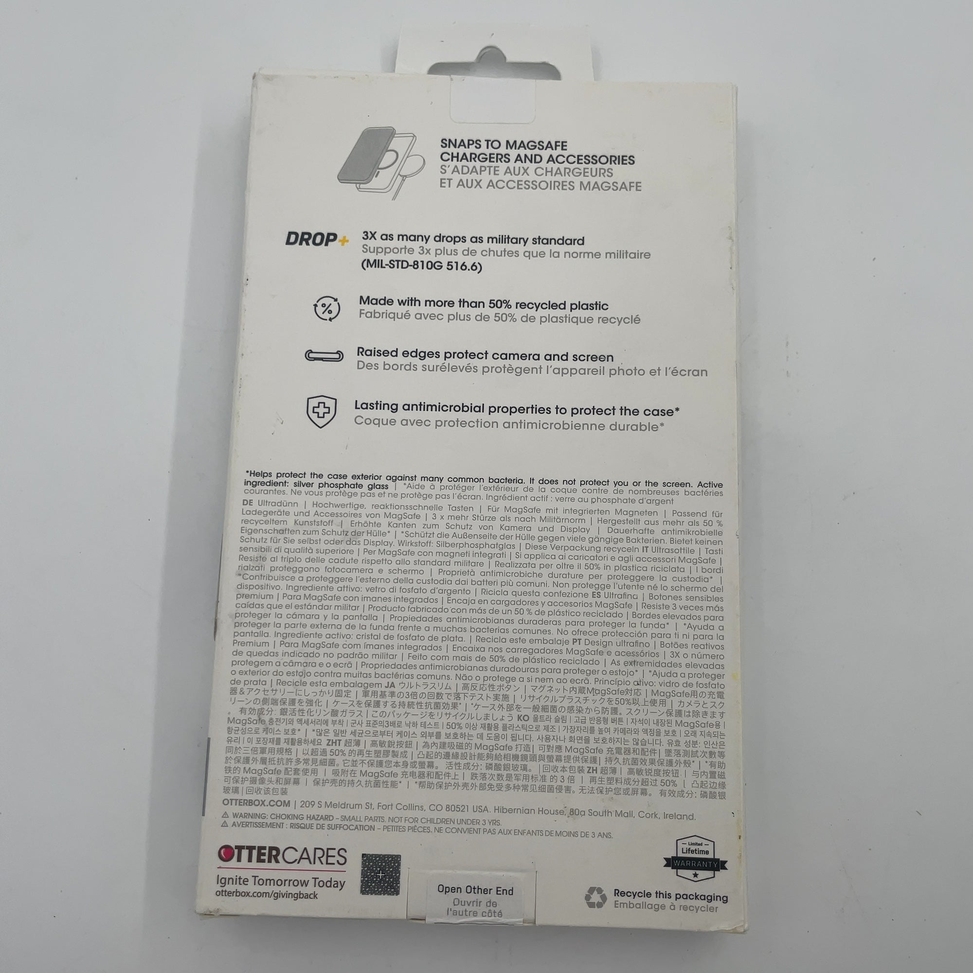 Otterbox Iphone 15 Pro Symmetry Series Clear Case With Magsafe - Clear: Polycarbonate, Solid Pattern