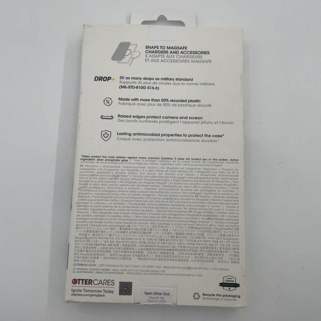 Otterbox Iphone 15 Pro Symmetry Series Clear Case With Magsafe - Clear: Polycarbonate, Solid Pattern