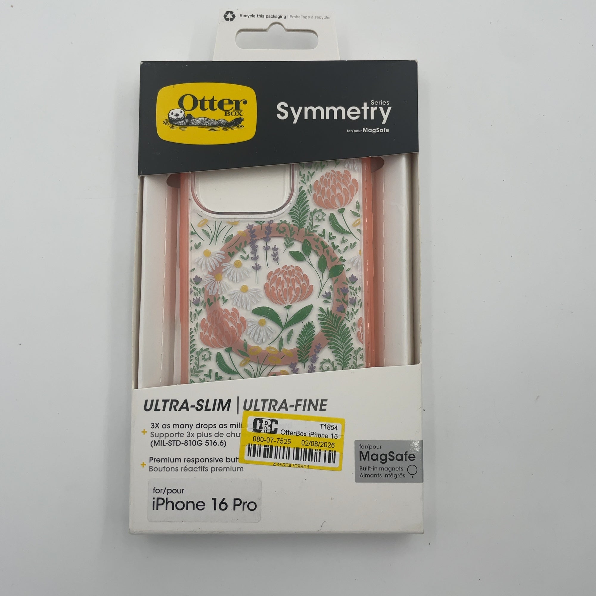 Otterbox Iphone 16 Pro Symmetry Series Case With Magsafe - Peachy Bloom
