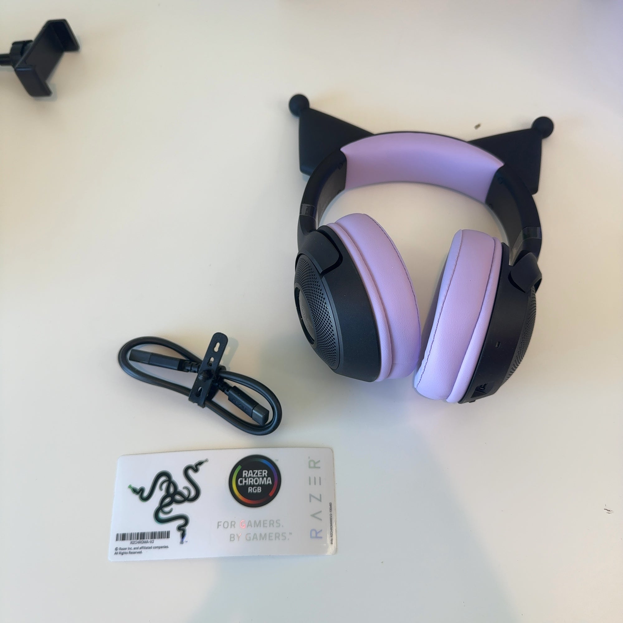 Razer Kraken Kitty V2 Bt - Kuromi Edition Headset: Wireless Gaming, Mac & Pc Compatible