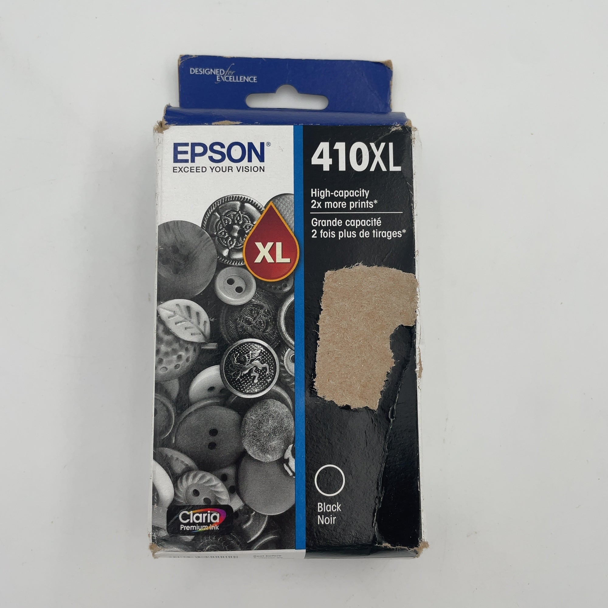 Epson 410Xl Single Ink Cartridge - Black (T410Xl020-Cp): Epson 410 Series, High Yield, Printer Ink Cartridges