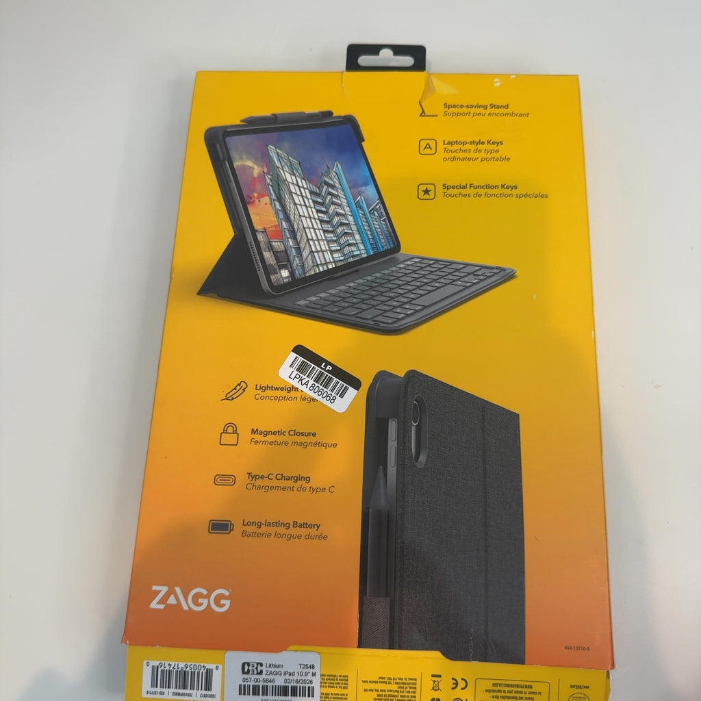 Zagg Ipad 10.9" Messenger Folio 2 Keyboard