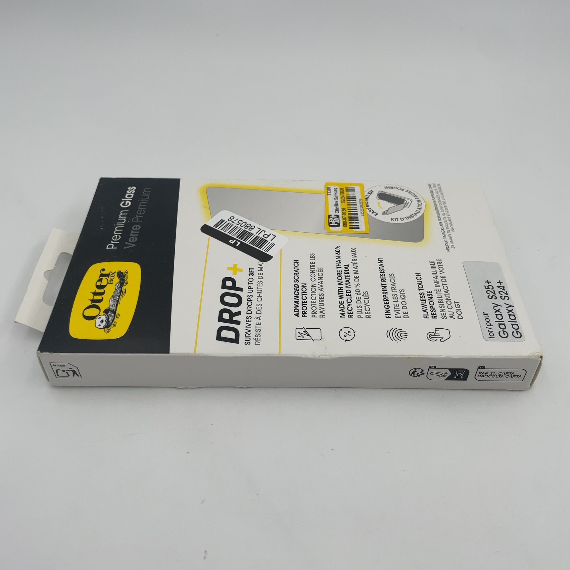 Otterbox Samsung Galaxy S25+/S24+ Premium Glass: Scratch-Resistant Screen Protector