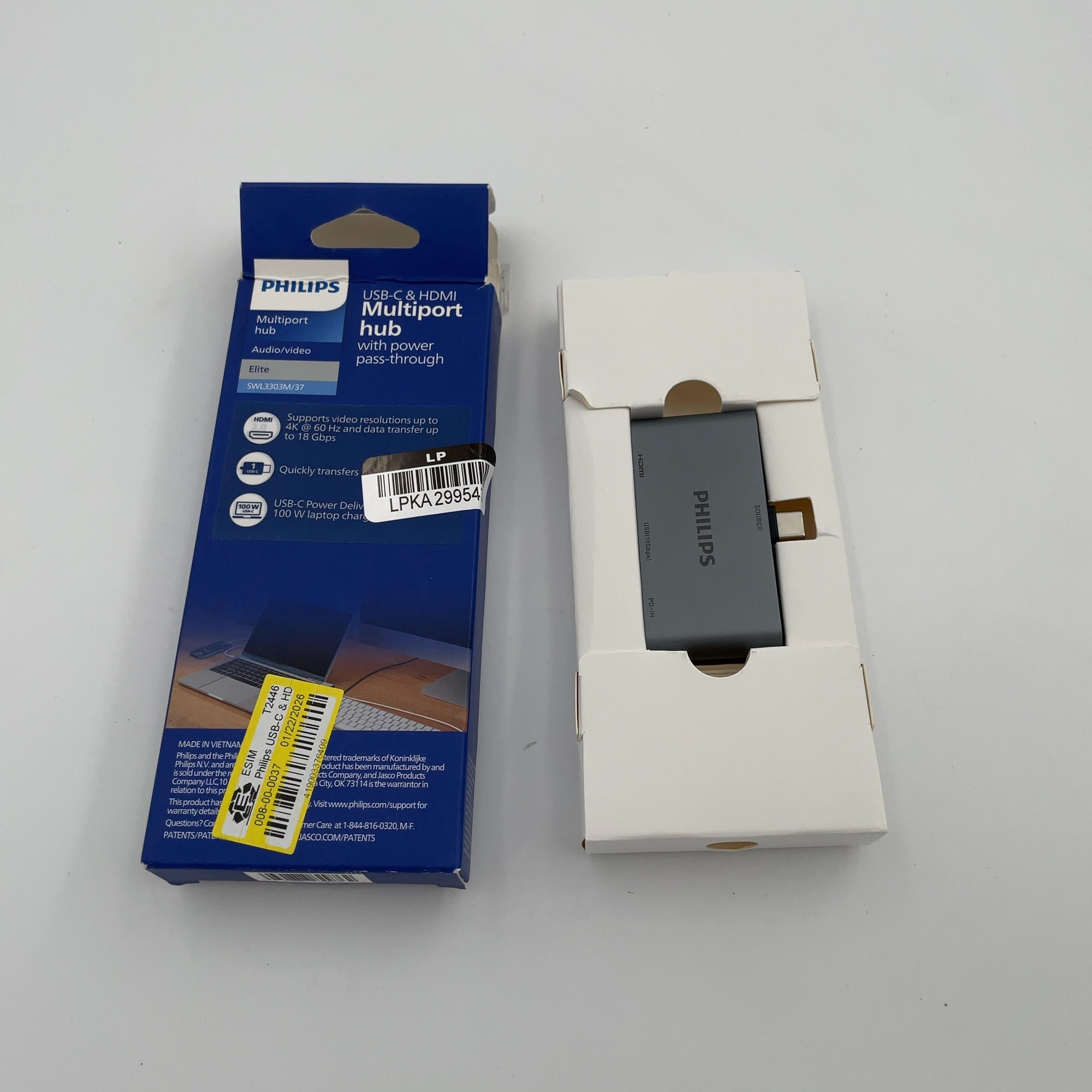 Philips USB-C & HDMI Hub with Power Delivery