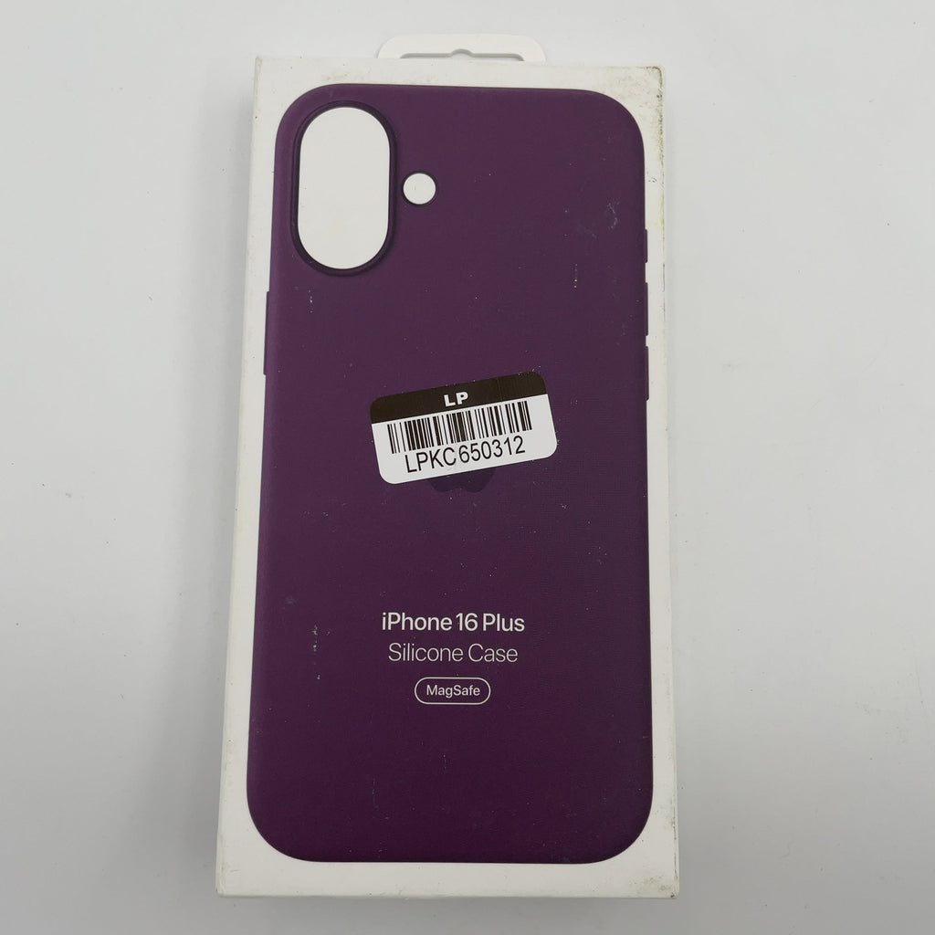 Apple Iphone 16 Plus Silicone Case With Magsafe - Plum