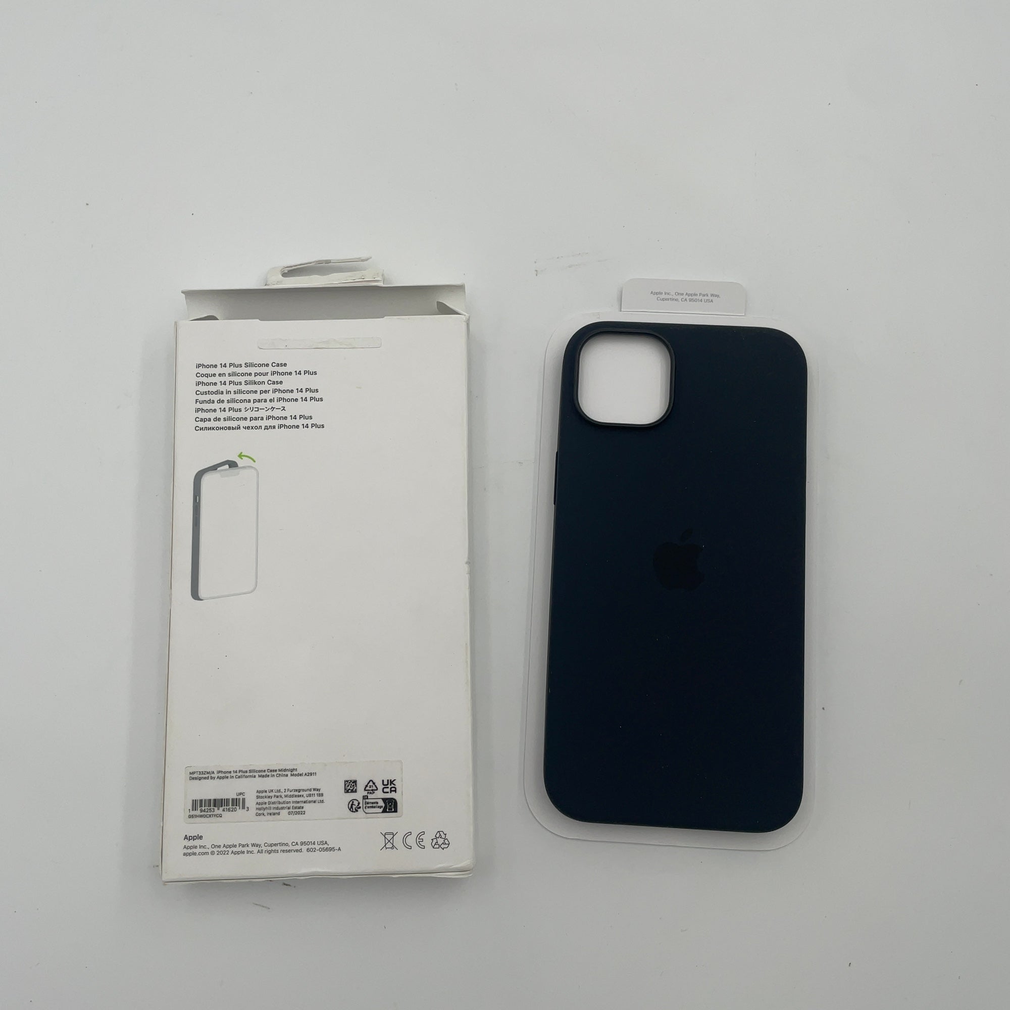 Apple Iphone 14 Plus Silicone Case With Magsafe - Midnight