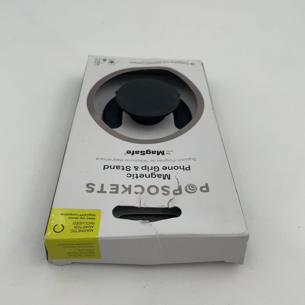 Popsockets Magnetic Phone Grip With Magsafe, Magnetic Adapter Ring Included - Black