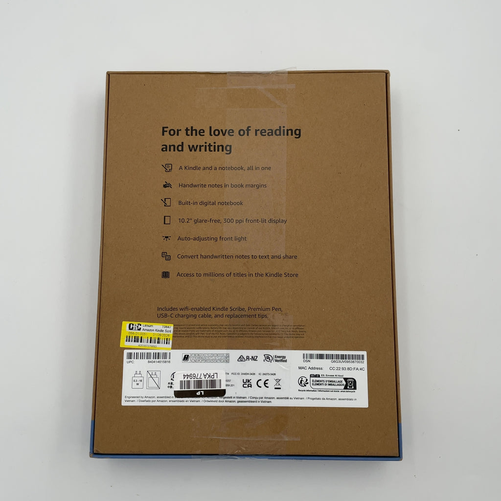Amazon Kindle Scribe With Premium Pen (16 Gb) 2024 Release - Tungsten