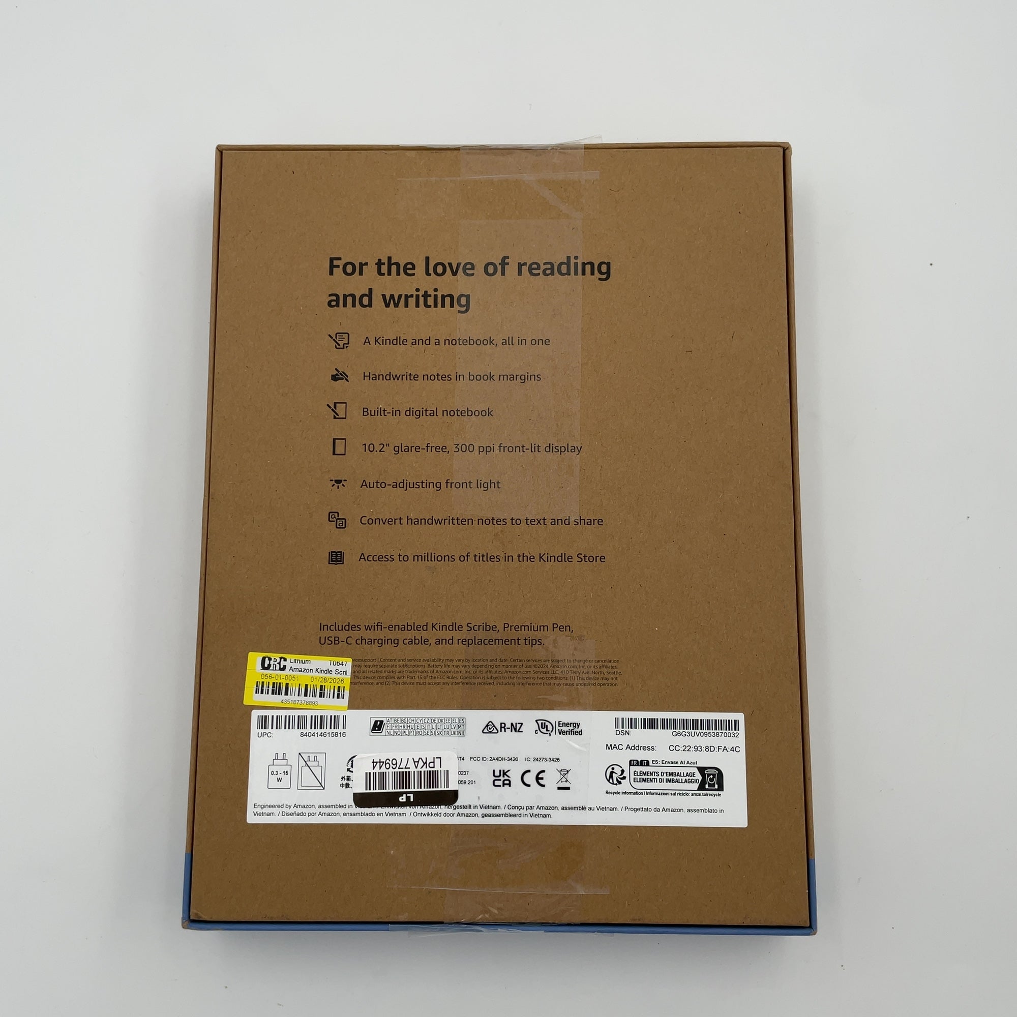 Amazon Kindle Scribe With Premium Pen (16 Gb) 2024 Release - Tungsten