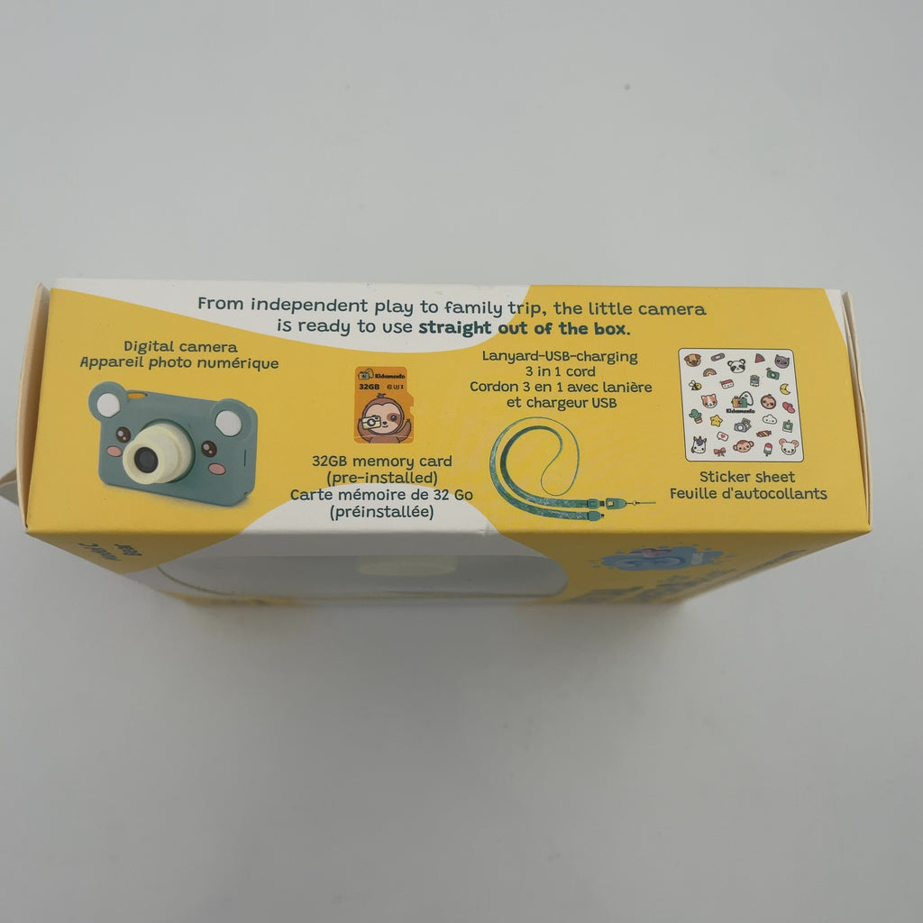Kidamento Digital Camera For Kids - Mikayo The Bear: 8Mp, Usb-C, 2" Evf, 32Gb Storage