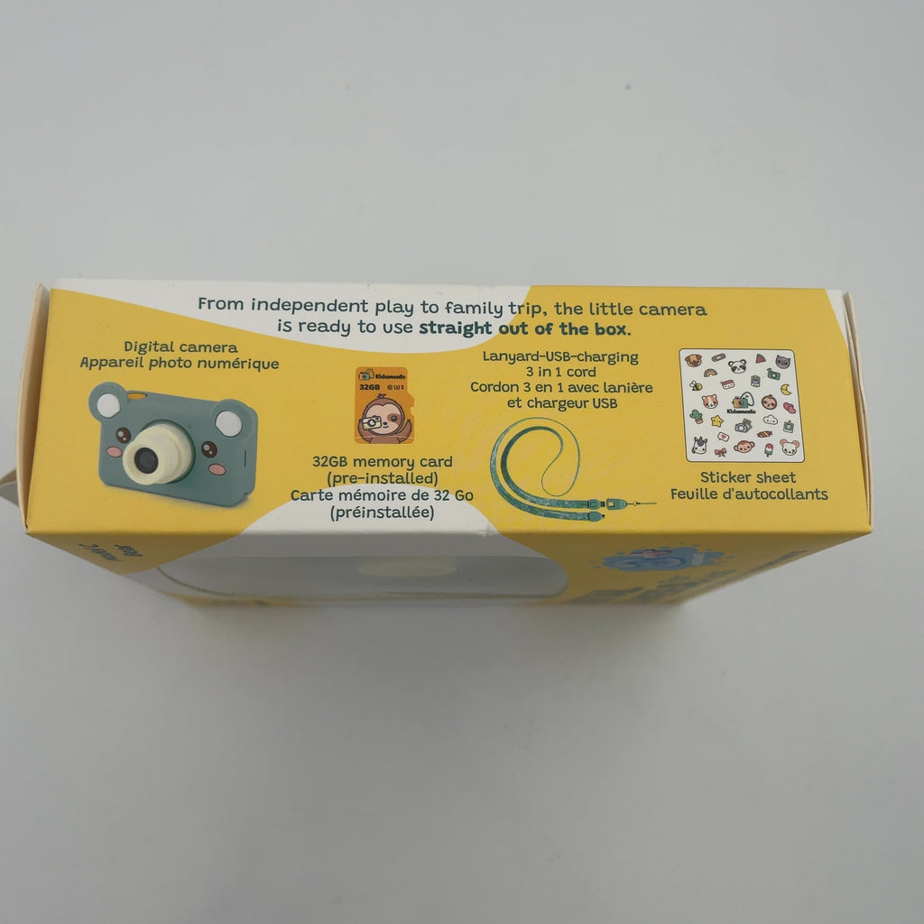 Kidamento Digital Camera For Kids - Mikayo The Bear: 8Mp, Usb-C, 2" Evf, 32Gb Storage