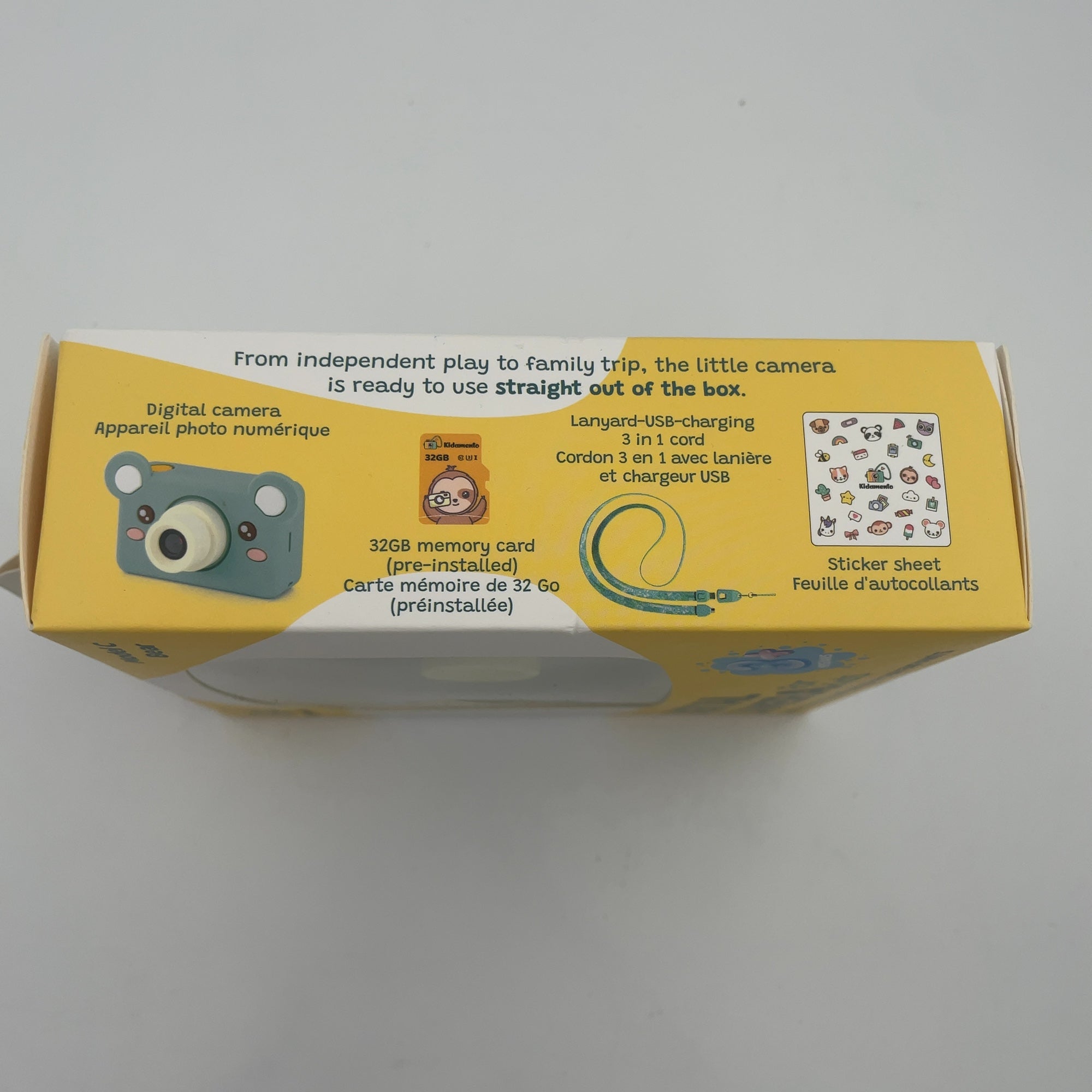 Kidamento Digital Camera For Kids - Mikayo The Bear: 8Mp, Usb-C, 2" Evf, 32Gb Storage