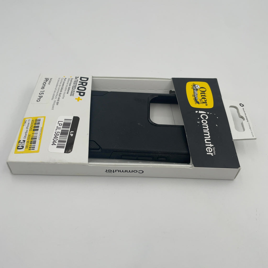 Otterbox Iphone 15 Pro Commuter Series Case - Black: Polycarbonate, Bump-Resistant