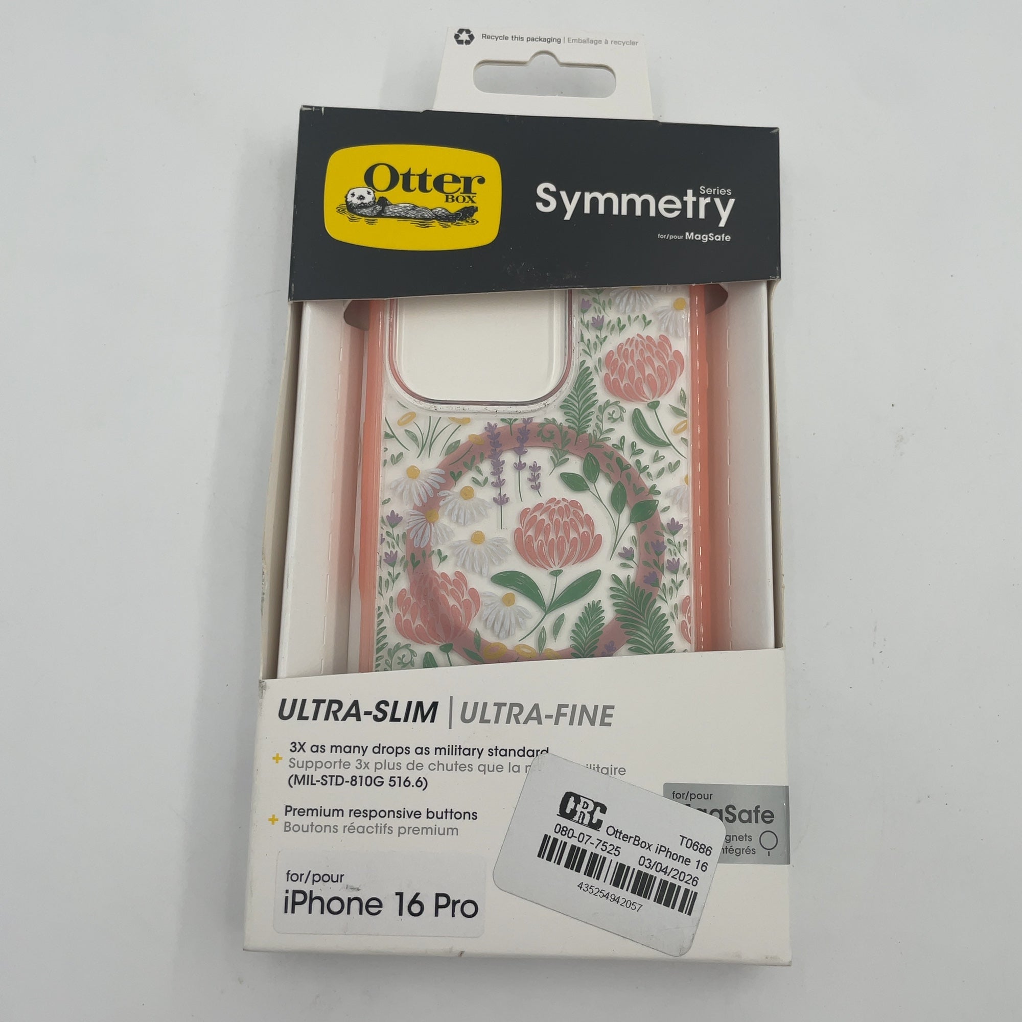 Otterbox Iphone 16 Pro Symmetry Series Case With Magsafe - Peachy Bloom