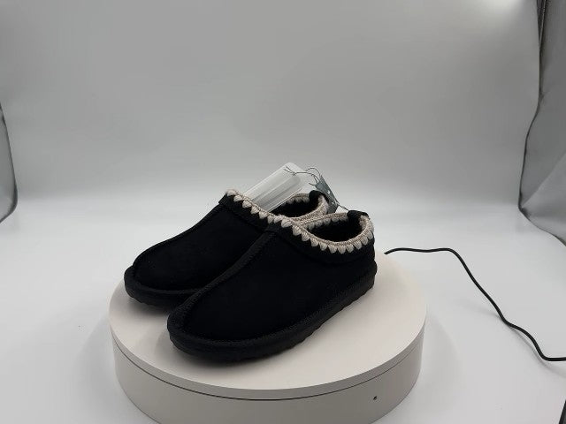 Kid's Nola Faux Suede Clog Slippers - Cat & Jack Black 2