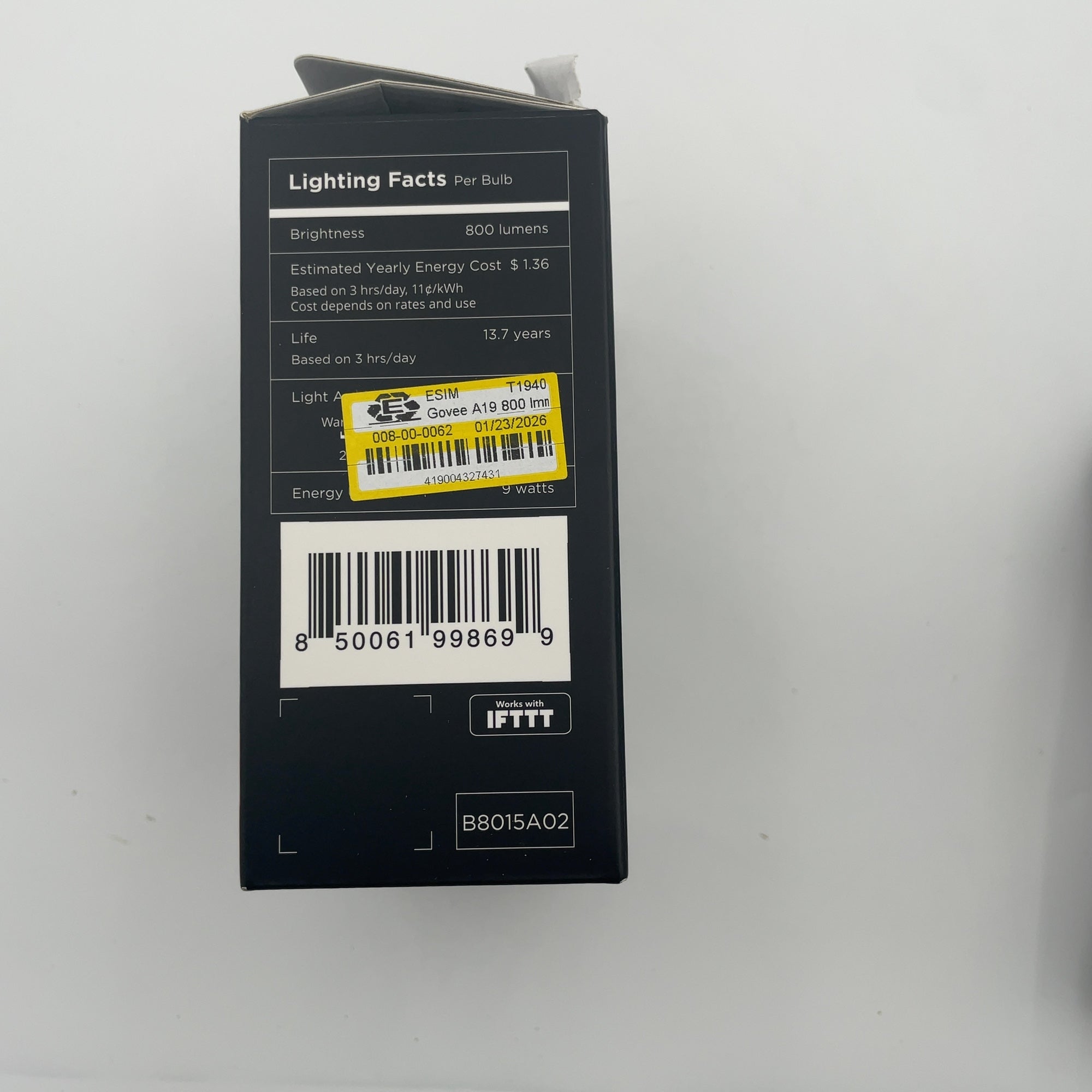 Govee A19 800 Lmn White Bulbs 2Pk (Please Be Advised That Sets May Be Missing Pieces Or Otherwise Incomplete.)