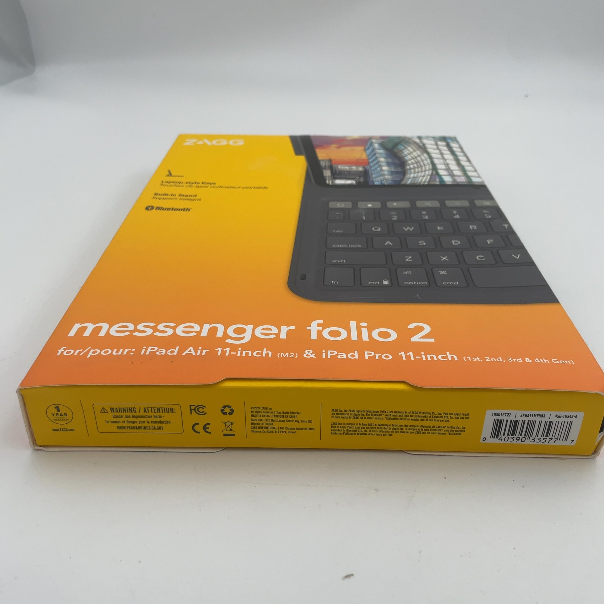 Zagg Apple Ipad Air/Ipad Pro 11" Messenger Folio 2 Keyboard