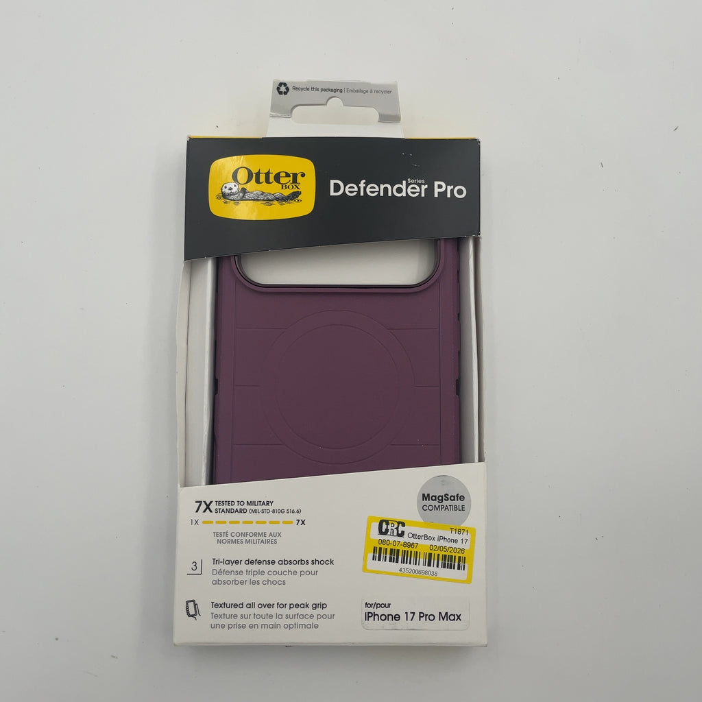 Otterbox Iphone 17 Pro Max Defender Series Pro Case For Magsafe With Camera Control - Purple Mystery