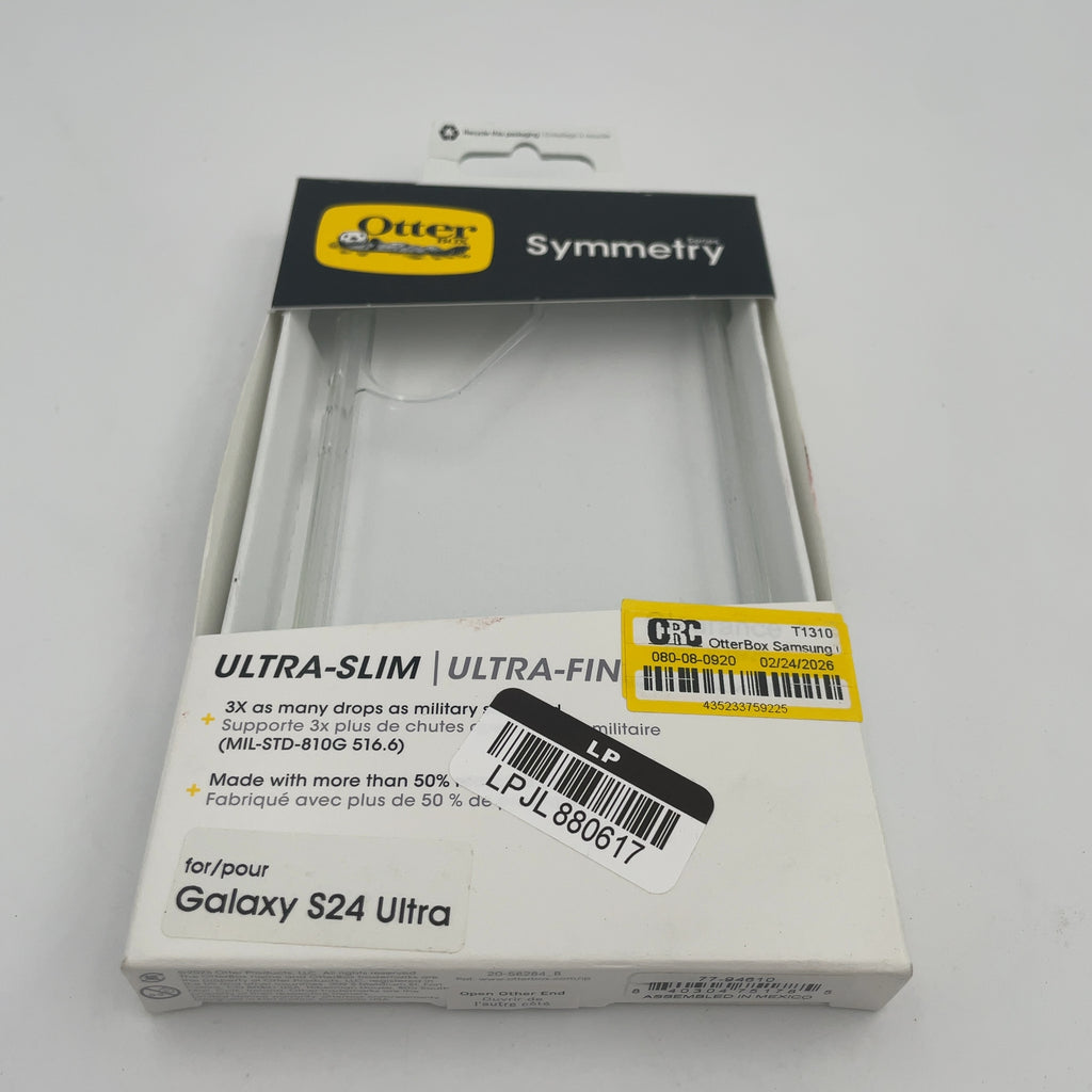 Otterbox Samsung Galaxy S24 Ultra Symmetry Series Case - Clear: Scratch & Bump Resistant