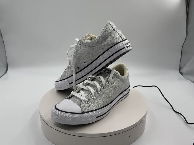 Converse Adult Street Low Top Lurex Shine Sneakers - Silver M9 / W11