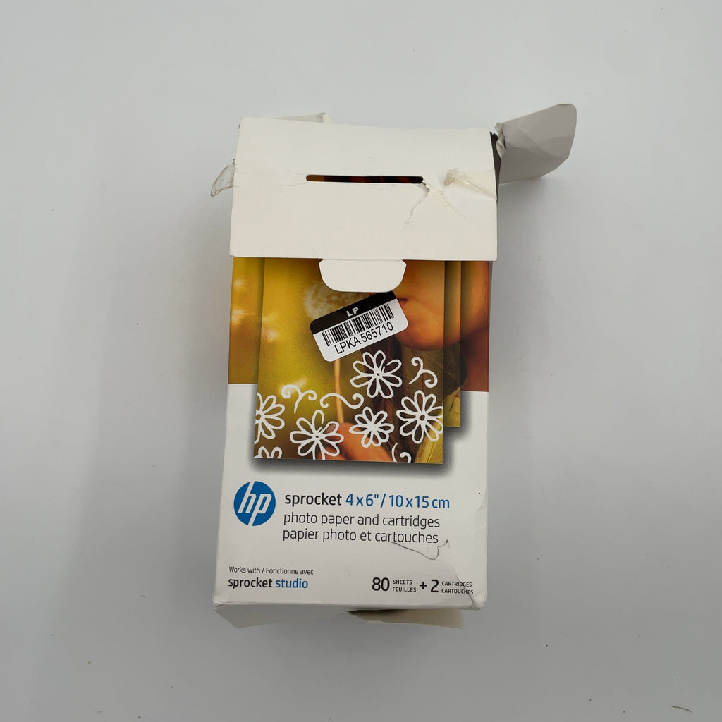 HP Sprocket 4x6 Studio Paper and Ink Cartridges