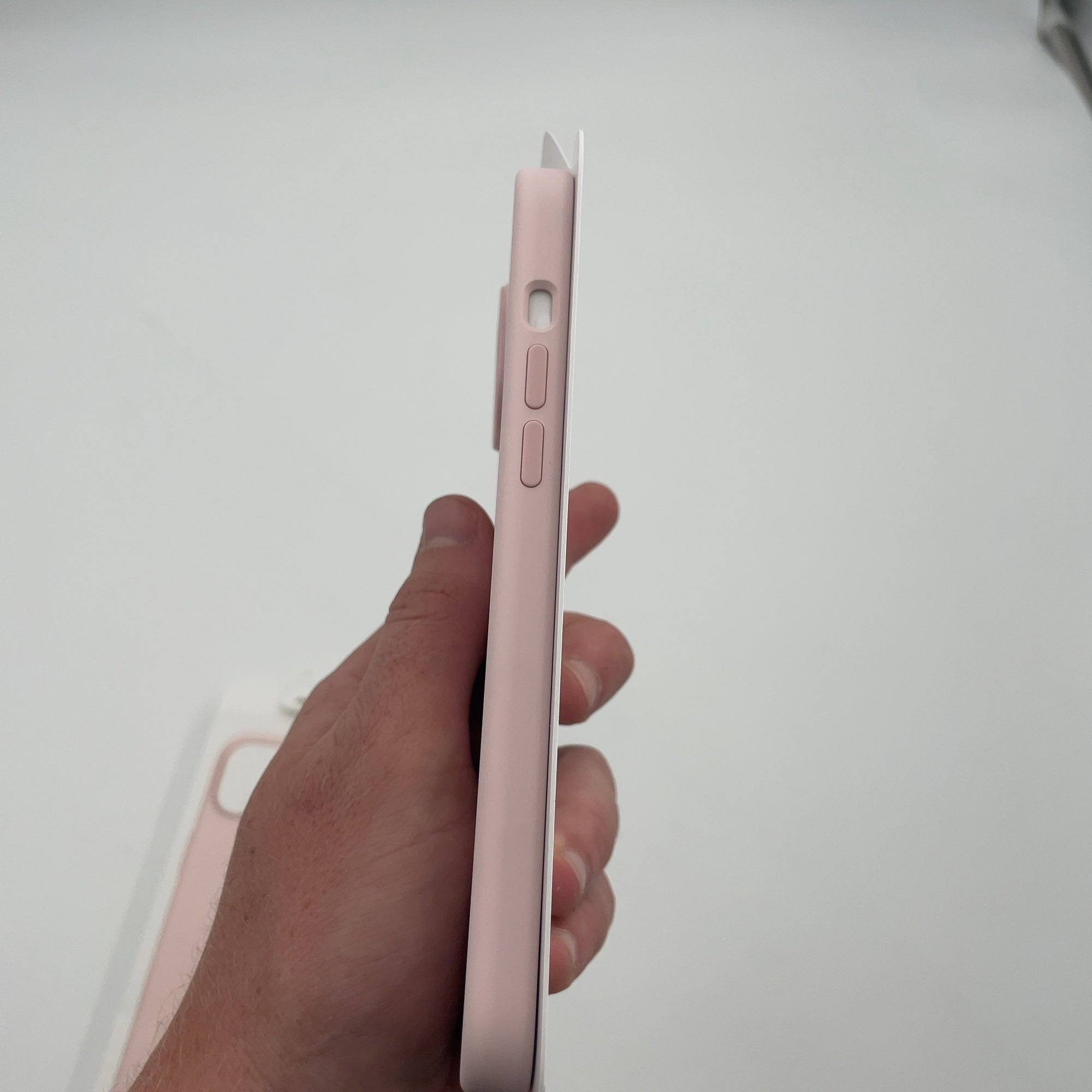 Apple Iphone 14 Plus Silicone Case With Magsafe - Chalk Pink