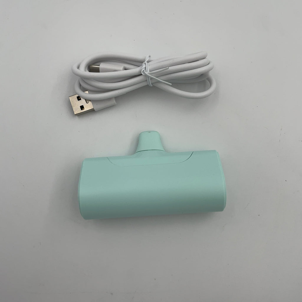iWALK Small Portable Charger 4500mAh Ultra-Compact Power Bank Cute Battery Pack For iPhone 14/13/12/11/XS/XR/X/8/7/6 Airpods - Green
