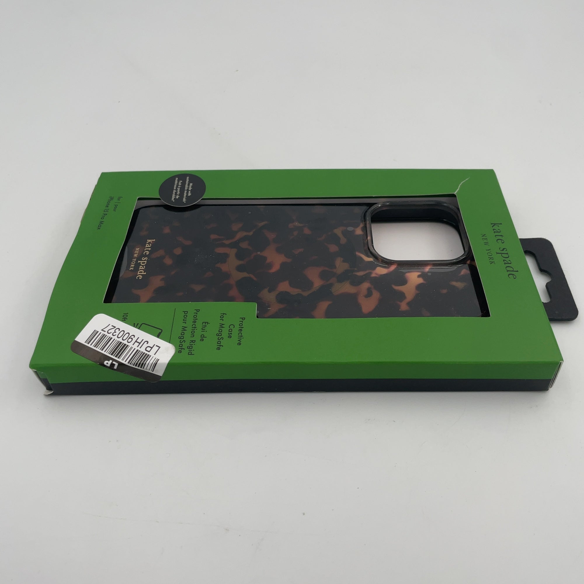 Kate Spade New York Iphone 15 Pro Max Protective Case With Magsafe - Transparent Tortoise: Tpu Material, Tortoise Print