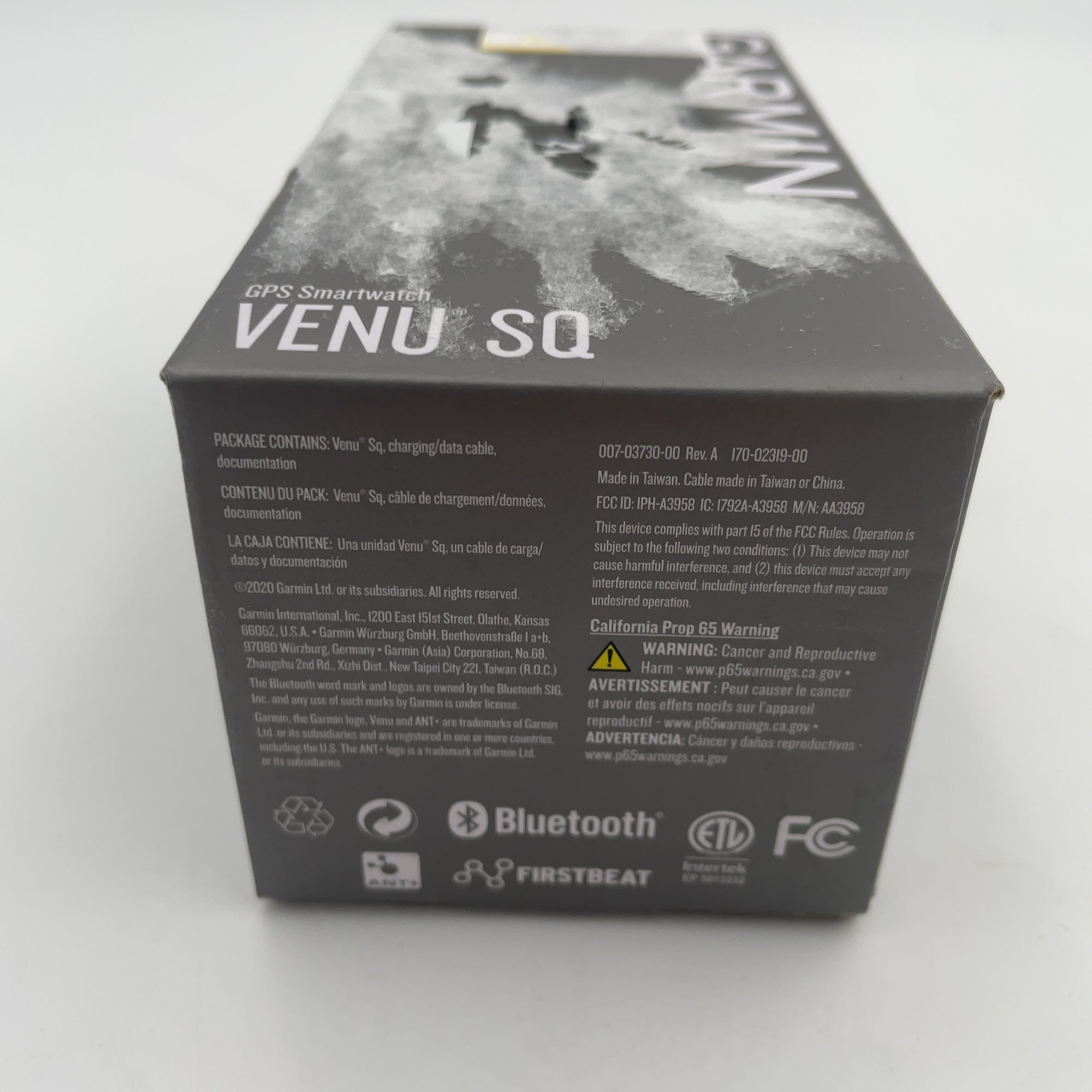Garmin Venu Sq Smartwatch - Slate