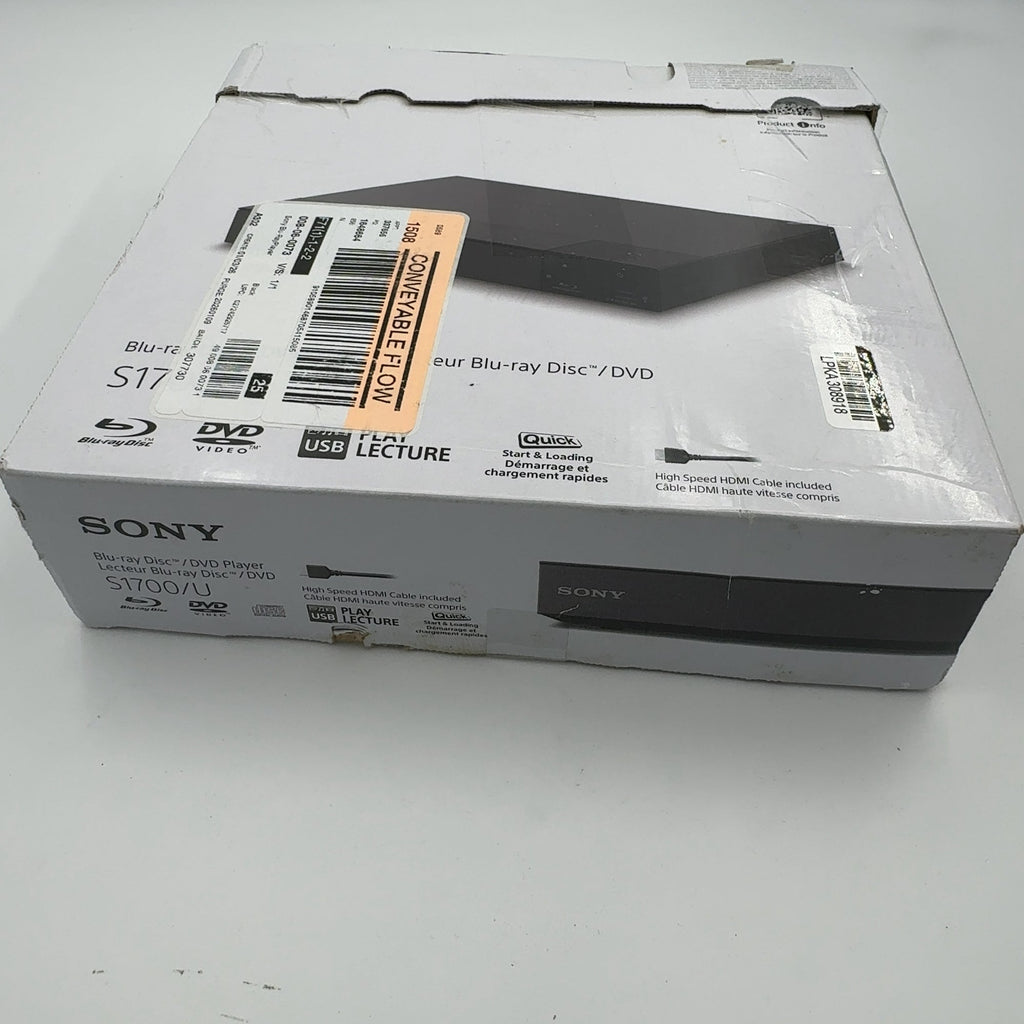 Sony Bdp-S1700U Blu-Ray Player With Dvd Upconversion And Hdmi Cable