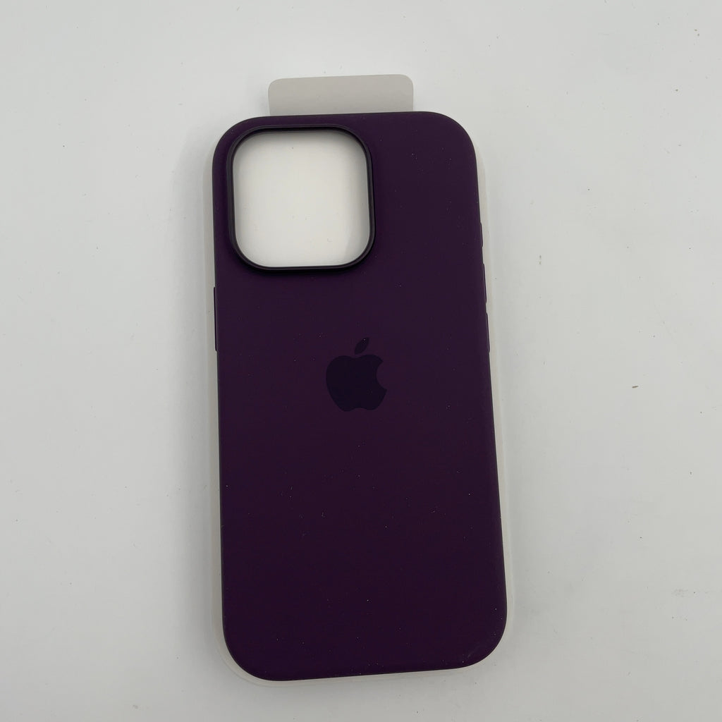 Apple Iphone 16 Pro Silicone Case With Magsafe - Plum