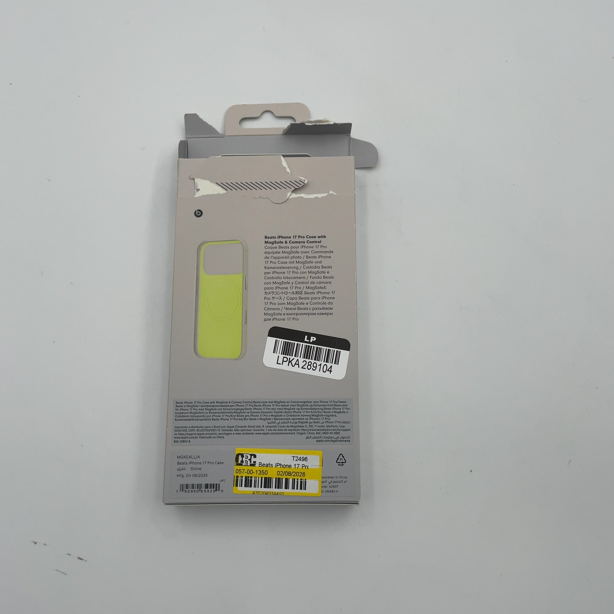 Beats Iphone 17 Pro Case With Magsafe And Camera Control — Lime Stone