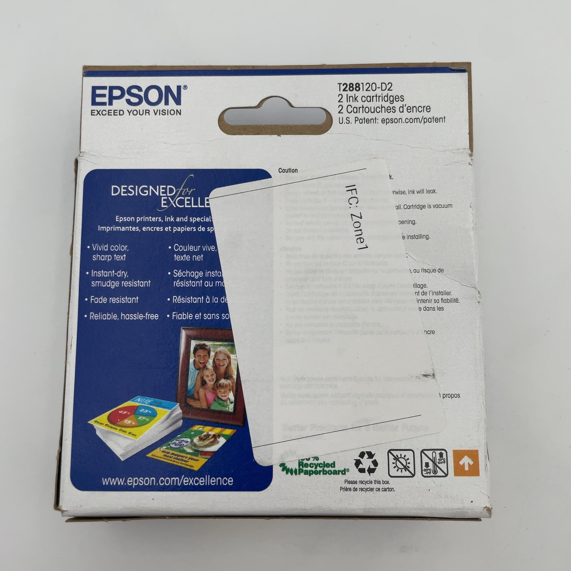 Epson 288 2pk Ink Cartridges - Black (T288120-D2): Printer Ink Standard Yield (Please be advised that sets may be missing pieces or otherwise incomplete.)