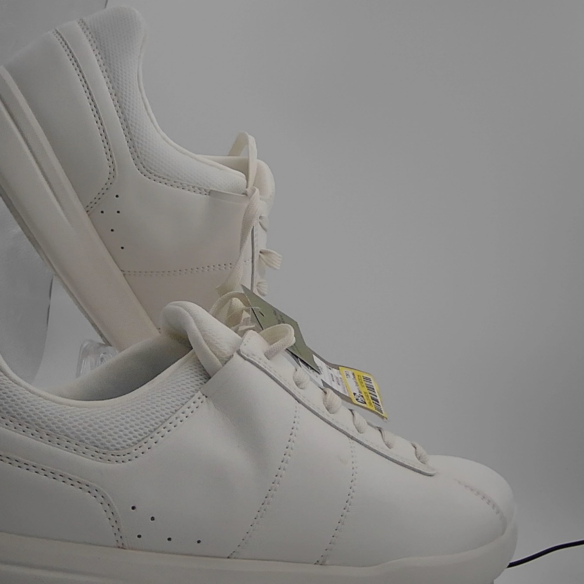 Men's Scout Sneakers - Goodfellow & Co White 11.5: Lace Up, Cushioned Footbed, Mesh Construction