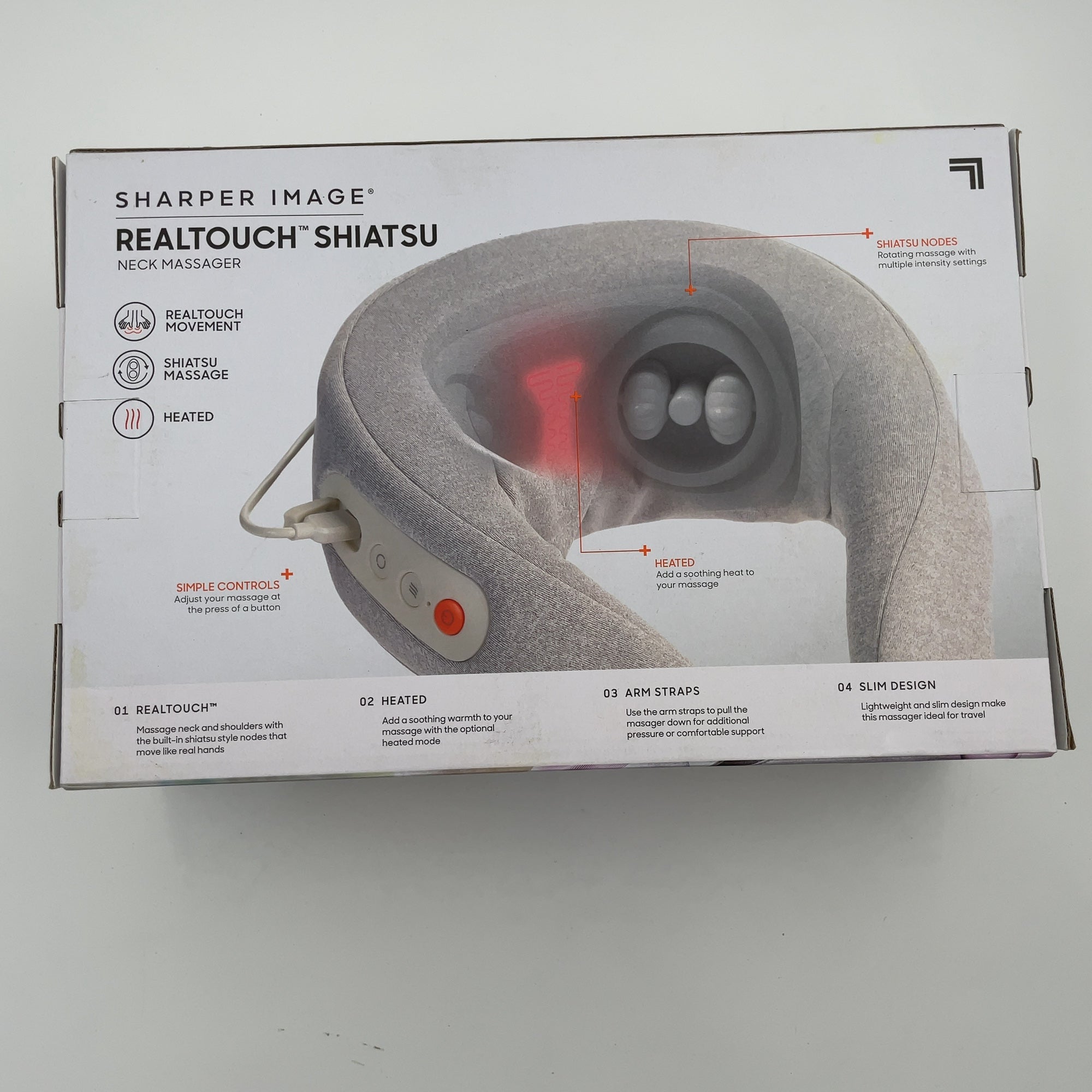 Sharper Image Realtouch Shiatsu Neck Body Massager