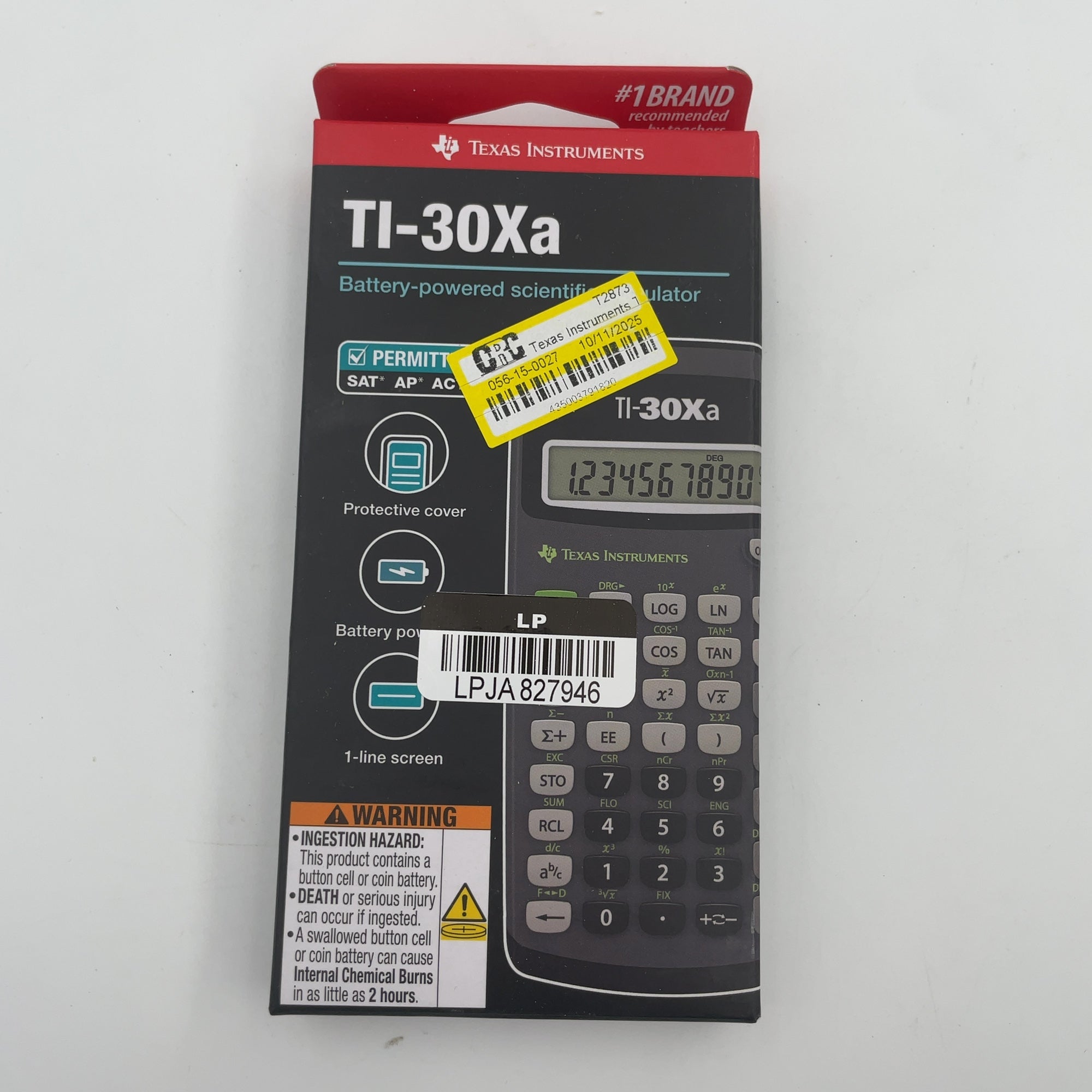 Texas Instruments TI-30Xa Scientific Calculator: Approved for SAT & AP Exams