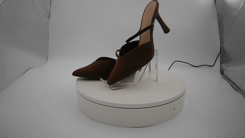 Women’s Sonia Heels With Memory Foam Insole – A New Day Brown 8.5
