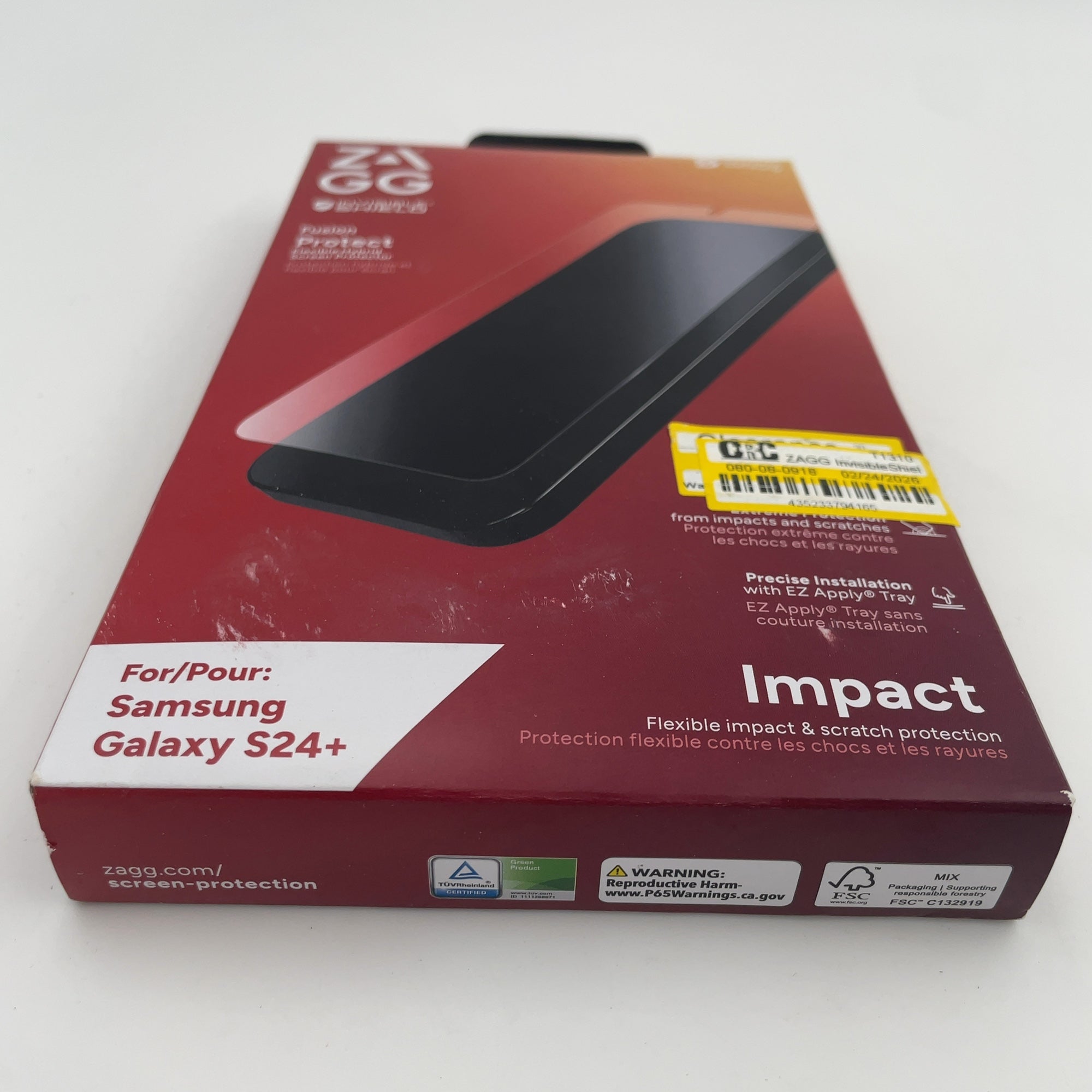 Zagg Invisibleshield Samsung Galaxy S24+ Fusion Screen Protector