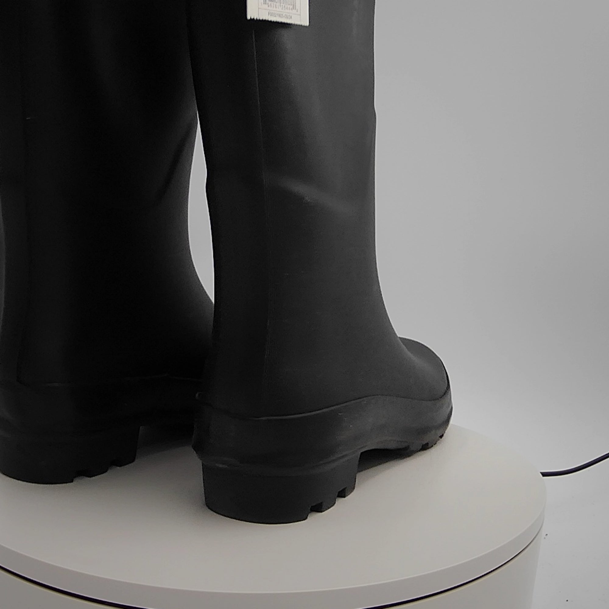 Women's River Tall Rain Boots - A New Day Black 6: Waterproof Knee-High, Adjustable Buckle, Non-Marking Outsole