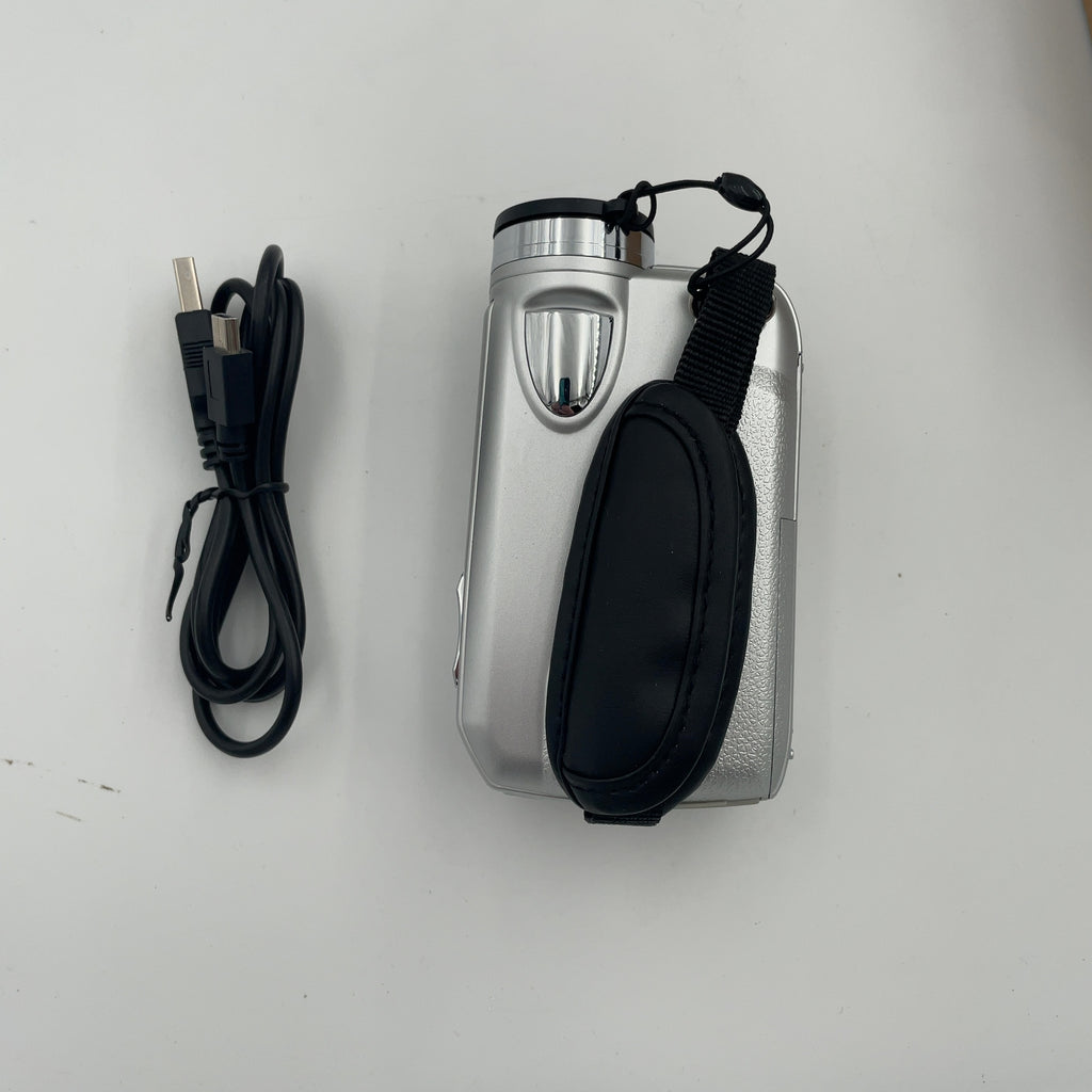 8Mp Camcorder - Heyday Silver: Built-In Microphone, 512Gb Storage, 2.7K Video
