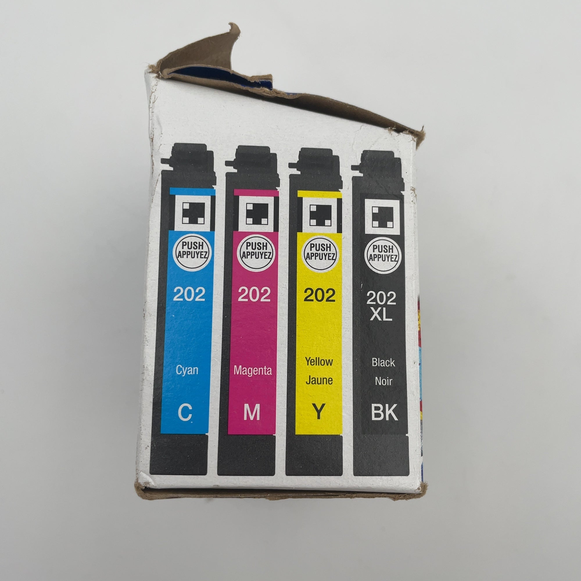 Epson High Yield Black, Tri-Color Ink Cartridge: Ink Series T202, Standard Yield