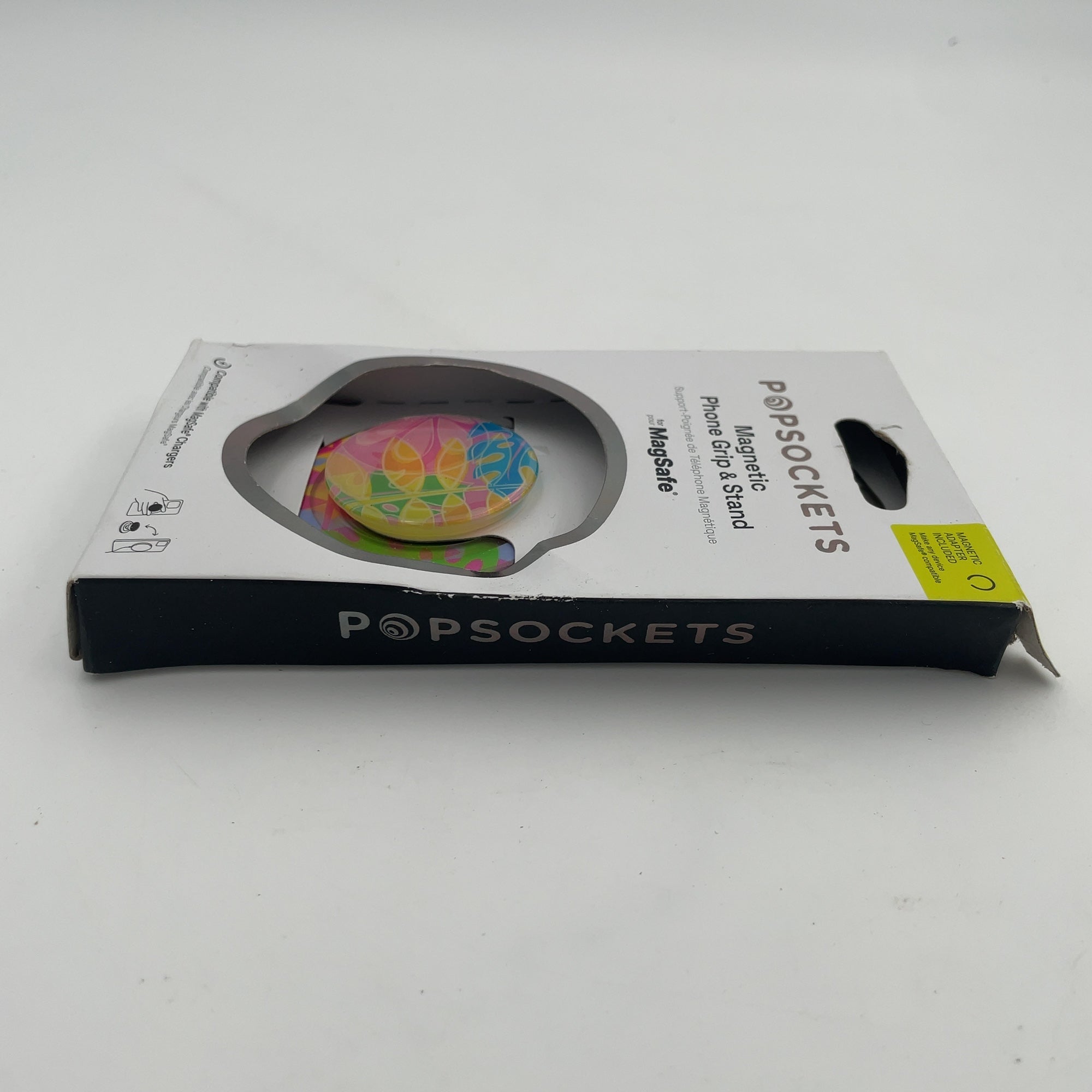 Popsockets Magnetic Phone Grip With Magsafe, Magnetic Adapter Ring Included - Boca Palm