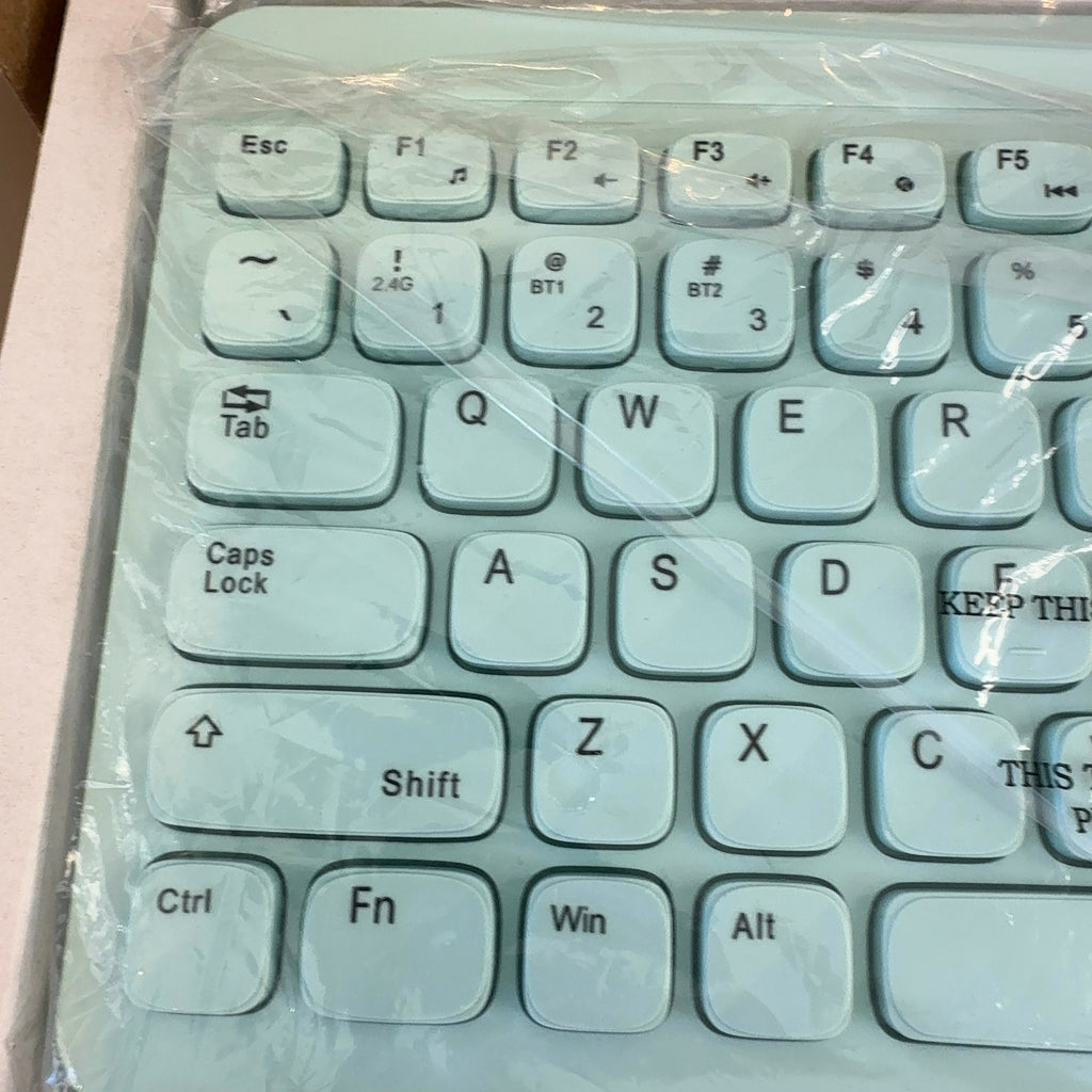 North Compact Square Key Wireless Keyboard - Sky Blue: Membrane Switch, Compact 60% Layout