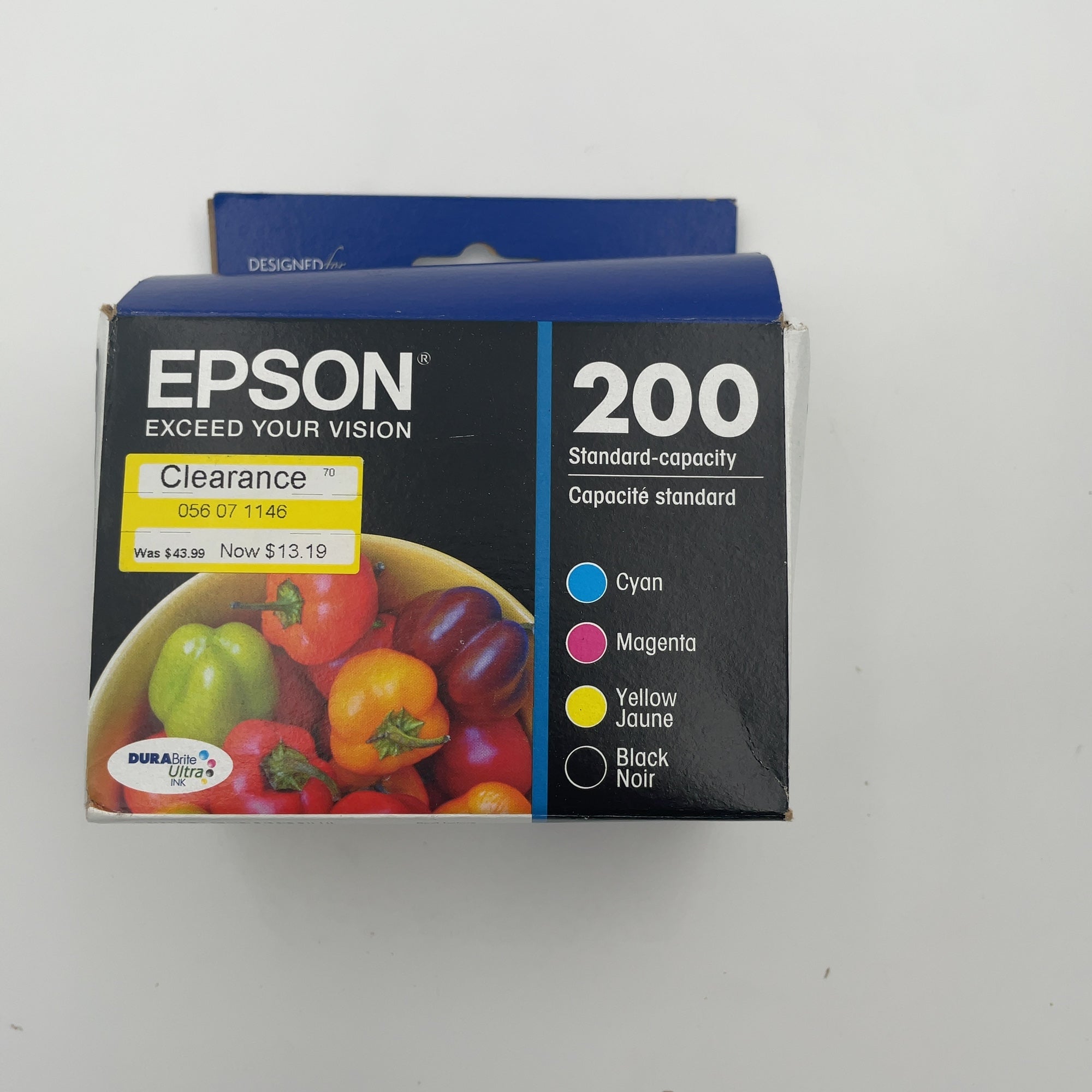Epson 200 Black, C/M/Y 4Pk Combo Ink Cartridges - Black, Cyan, Magenta, Yellow (T200120Bcs): Standard Yield Printer Ink Series (Please Be Advised That Sets May Be Missing Pieces Or Otherwise Incomplete.)