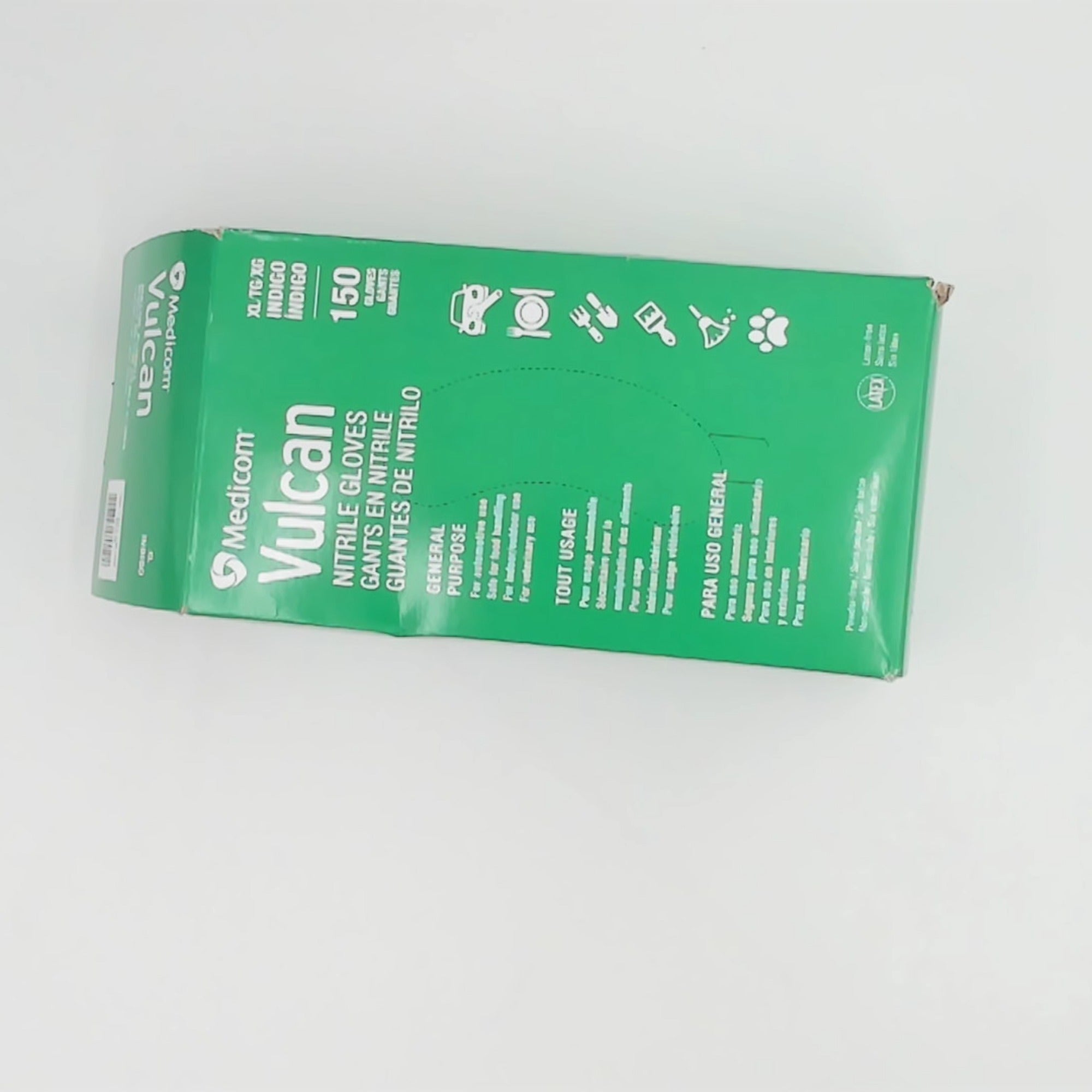 Vulcan Nitrile Gloves Xlg