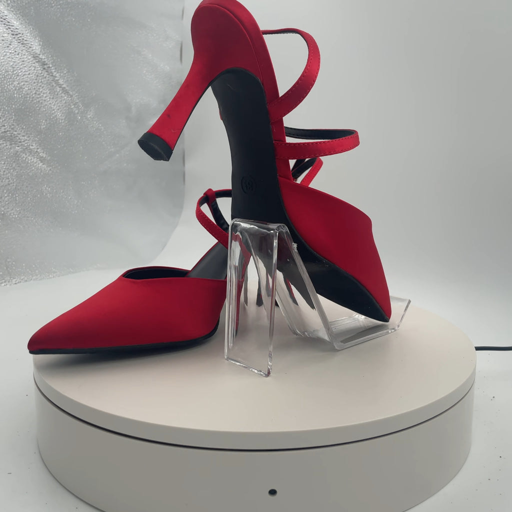 Women’s Rosemary Heels With Memory Foam Insole - A New Day Red 8.5