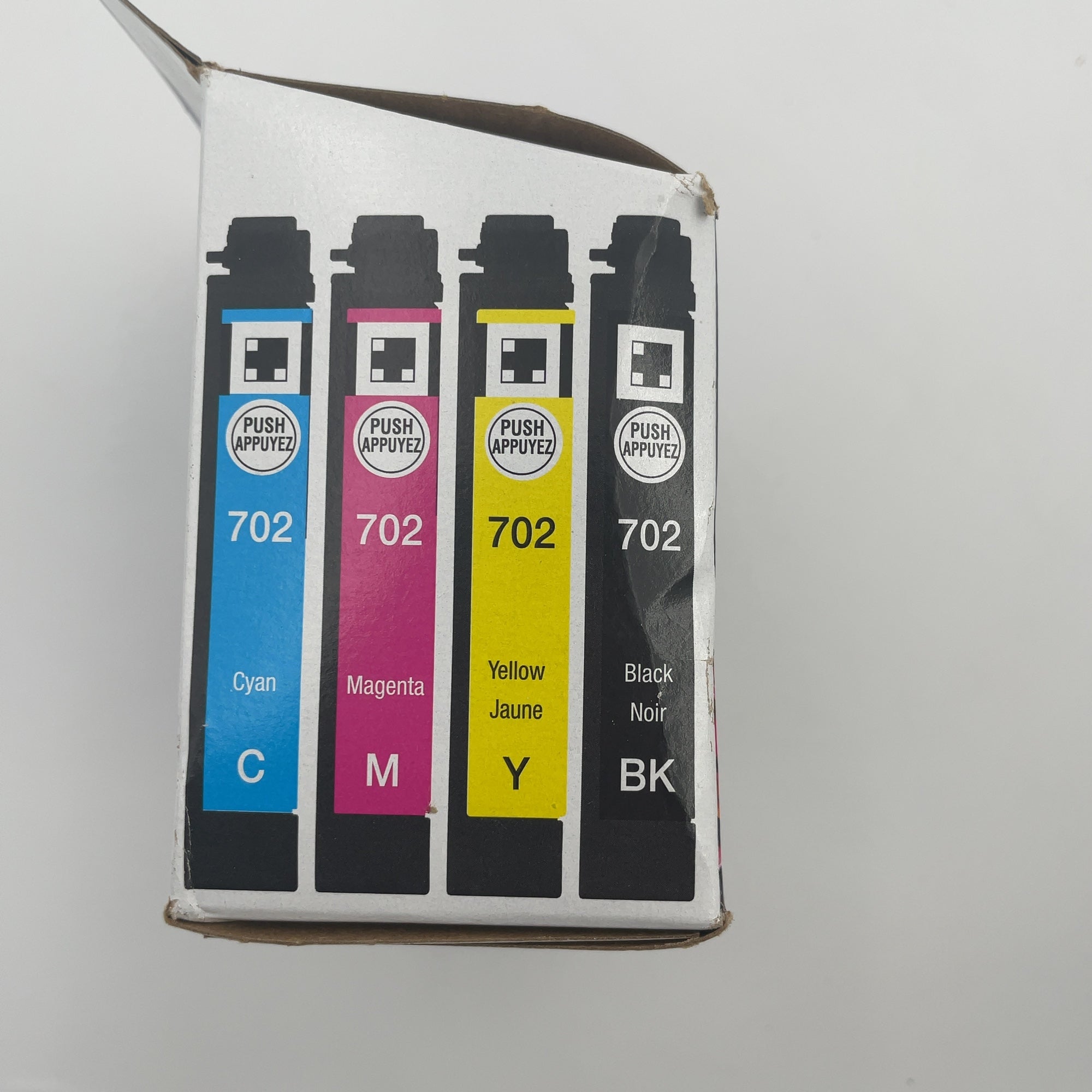 Epson 702 Black C/M/Y 4Pk Combo Ink Cartridges - Black Cyan Magenta Yellow: Standard Yield (Please Be Advised That Sets May Be Missing Pieces Or Otherwise Incomplete.)